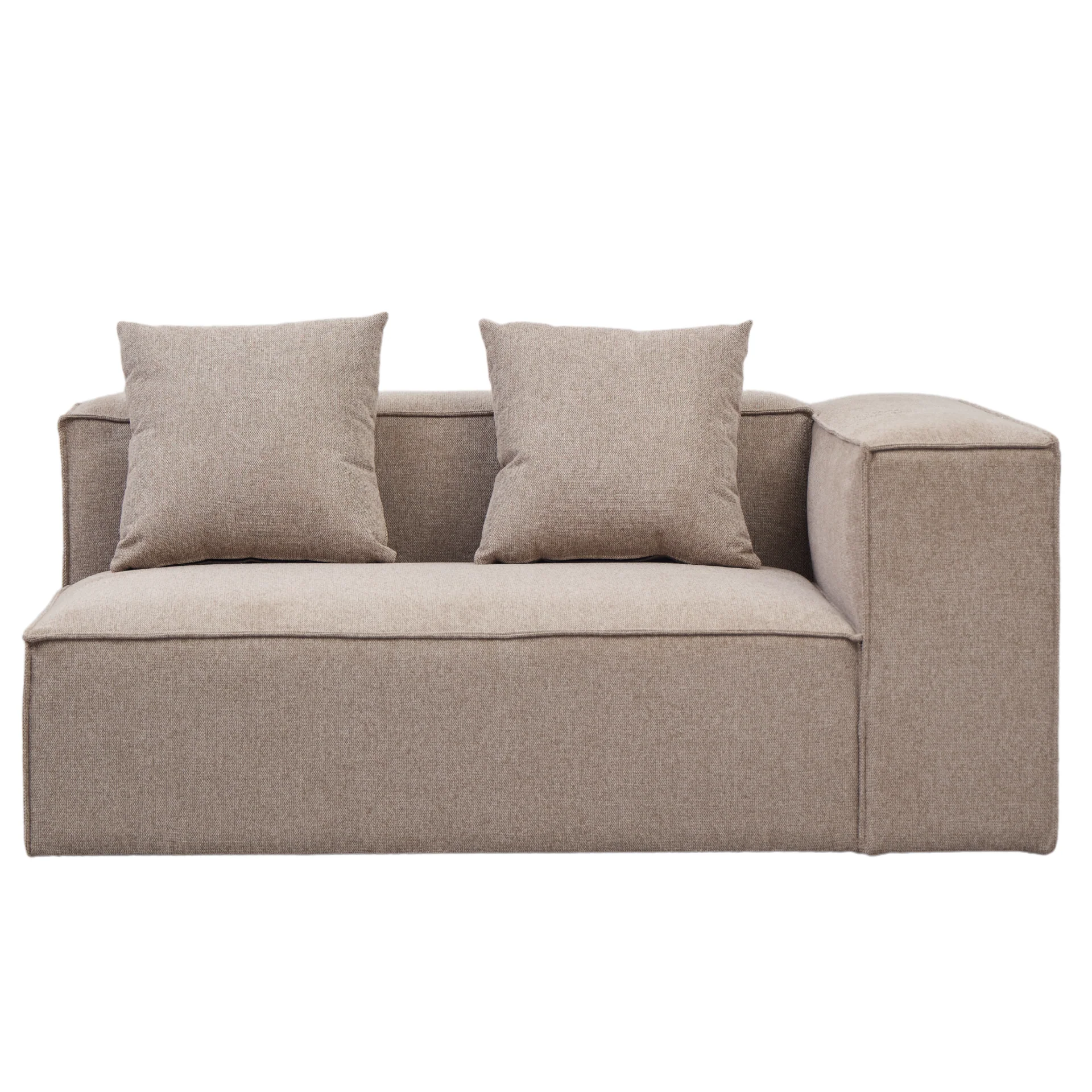 Hailey module droit en sable L : 147 x P : 100 x H : 65 cm