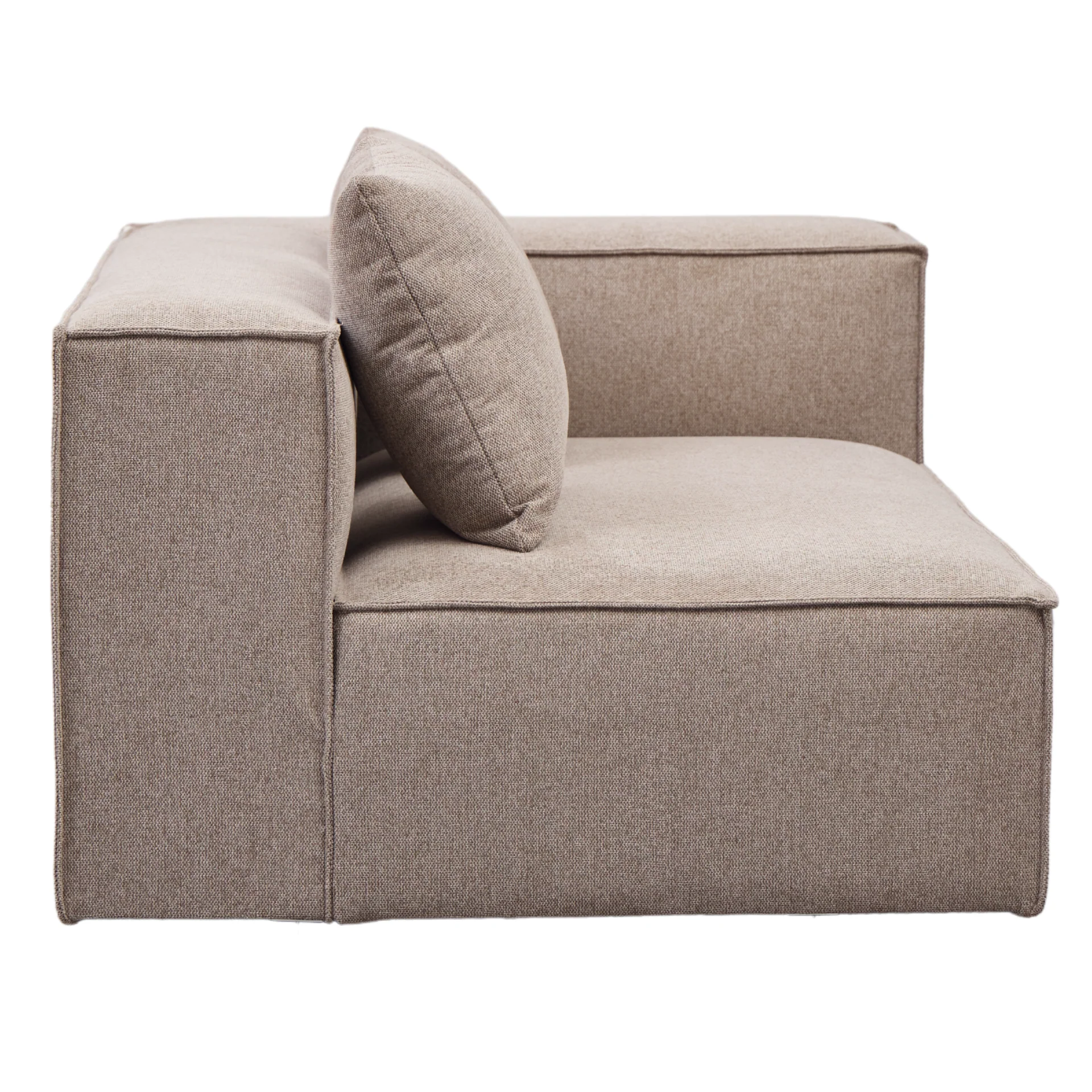 Hailey module droit en sable L : 147 x P : 100 x H : 65 cm - Image 6