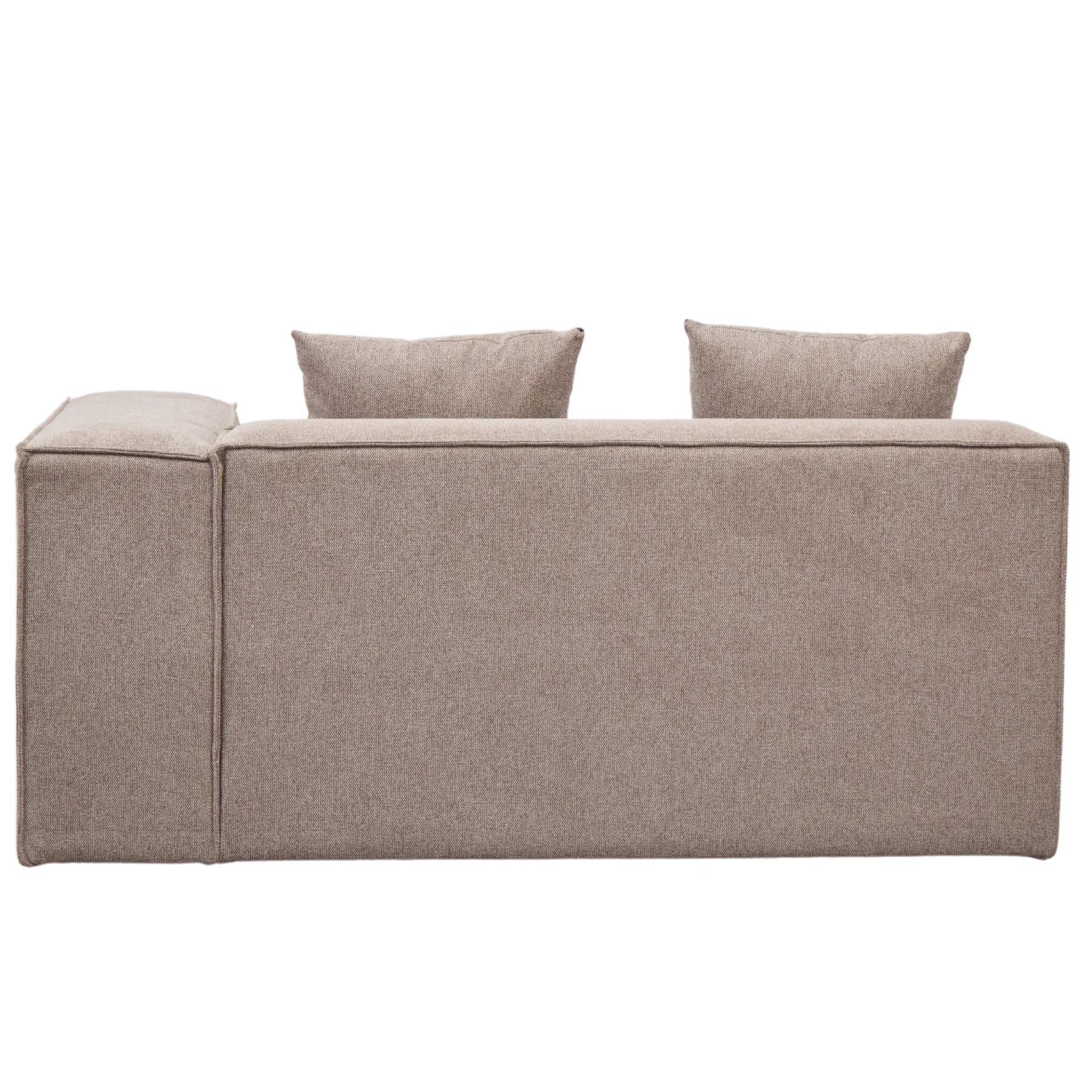 Hailey module droit en sable L : 147 x P : 100 x H : 65 cm - Image 8