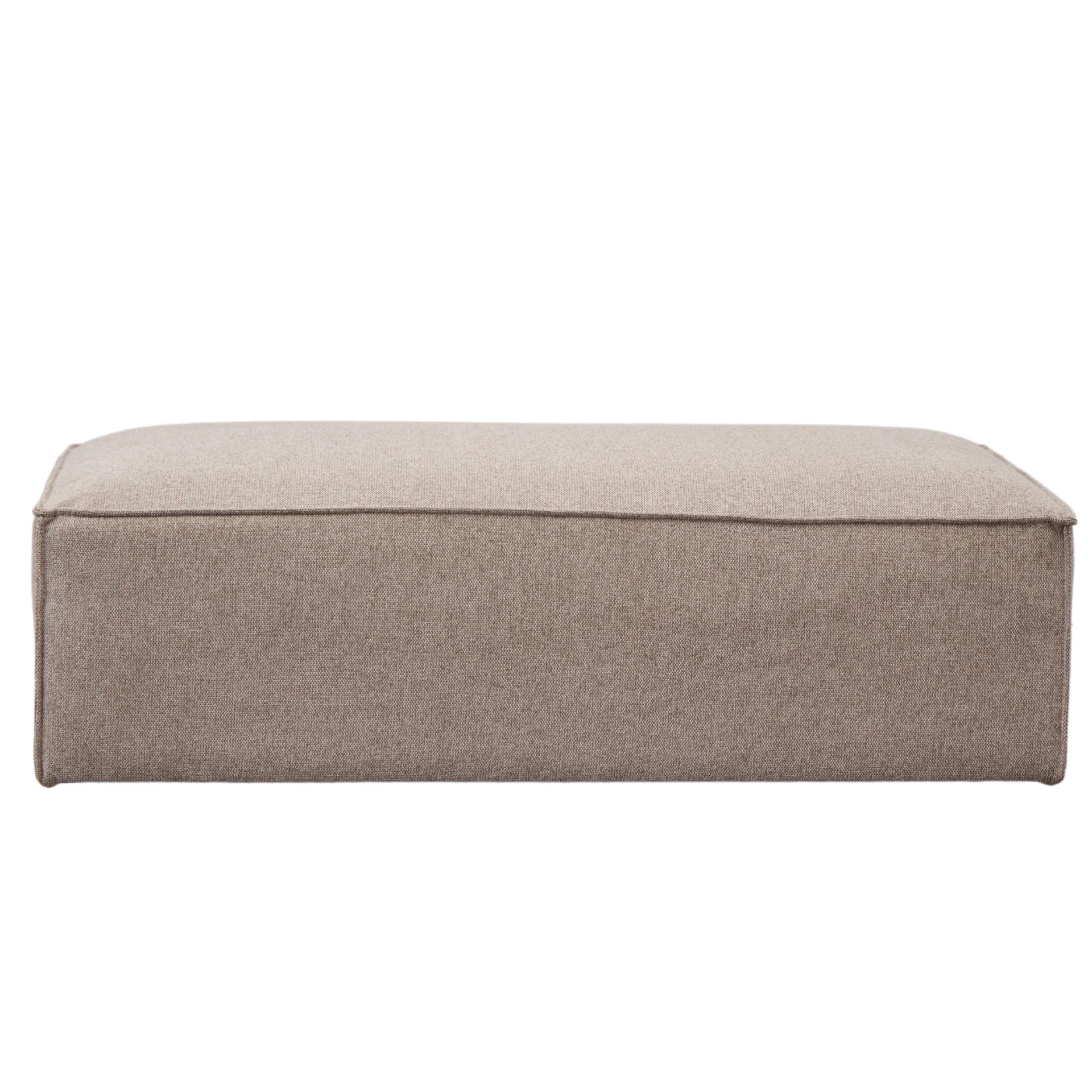 Hailey pouf en sable 121 x 74 cm