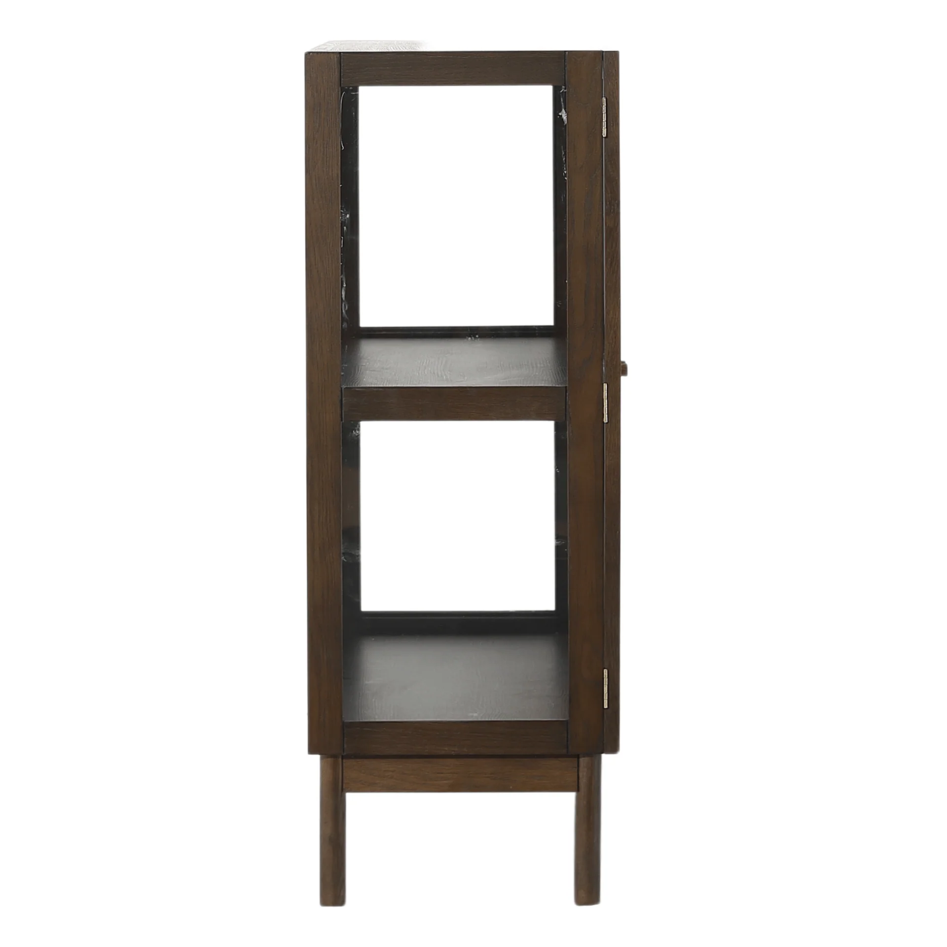 Vitrine Havana en chêne fumé avec 2 portes - 110x40x100 cm - Image 7
