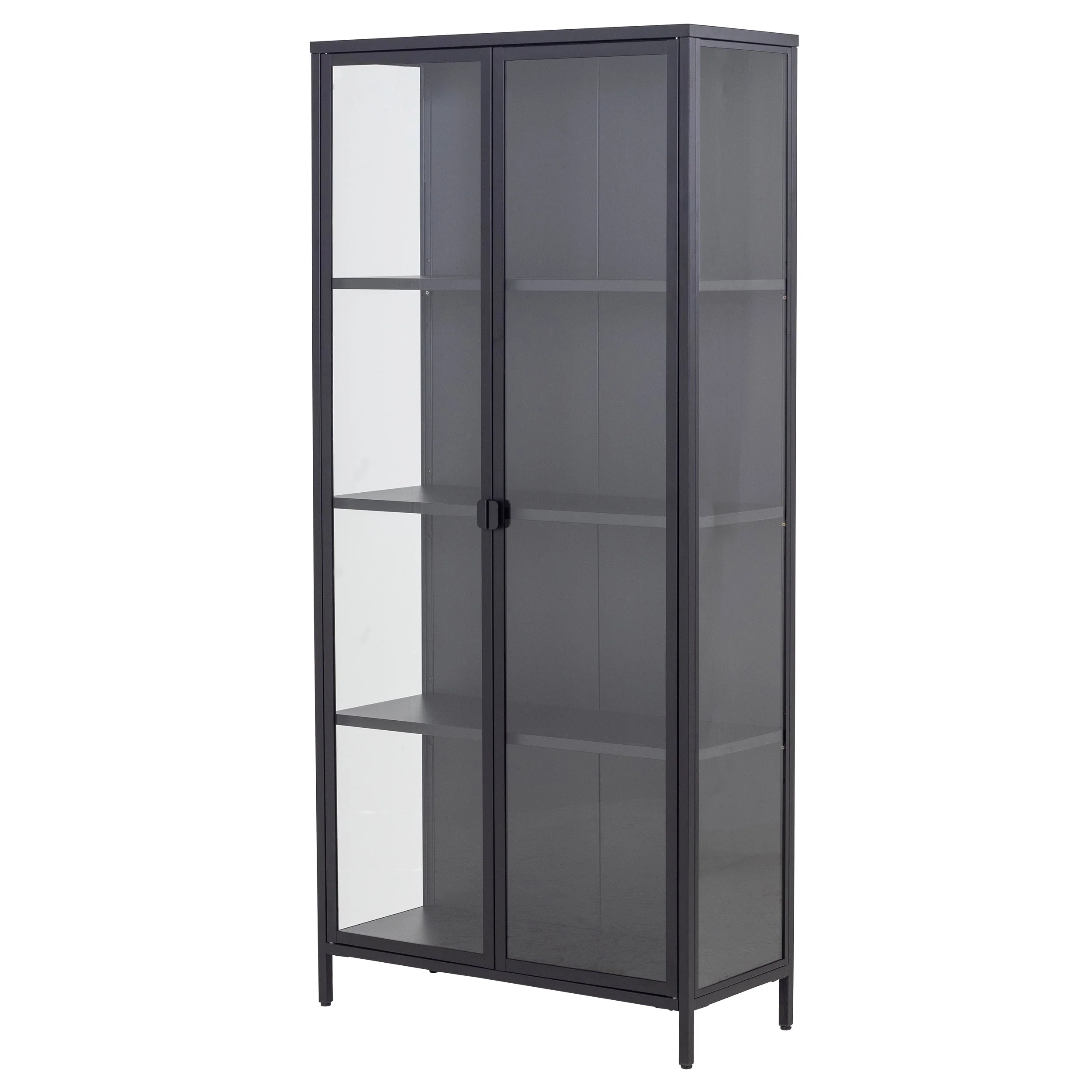 Herman - Vitrine en métal noir/verre 80 x 40 x 180 cm - Image 10
