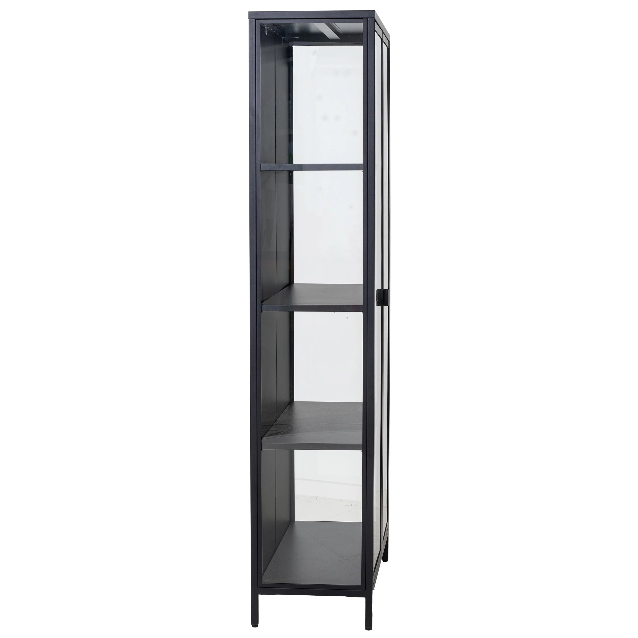 Herman - Vitrine en métal noir/verre 80 x 40 x 180 cm - Image 7
