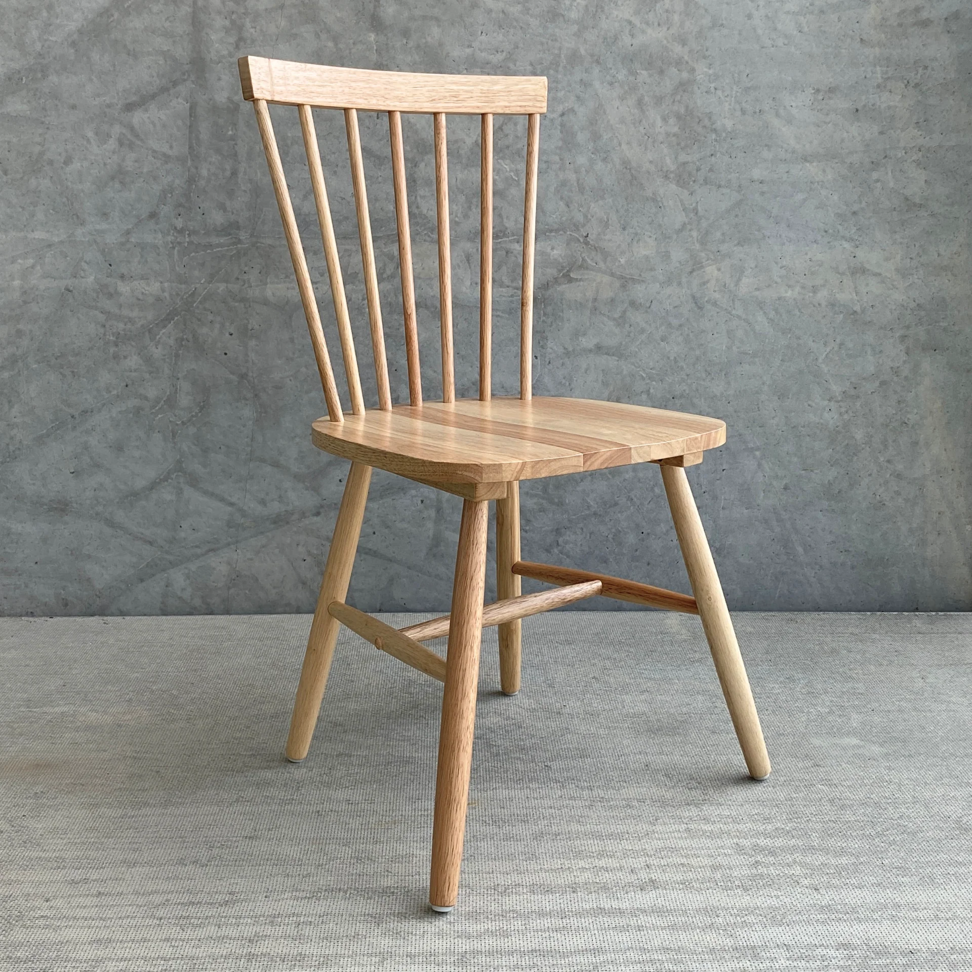 Holly - Chaise de salle à manger en bois aspect chêne - Image 3