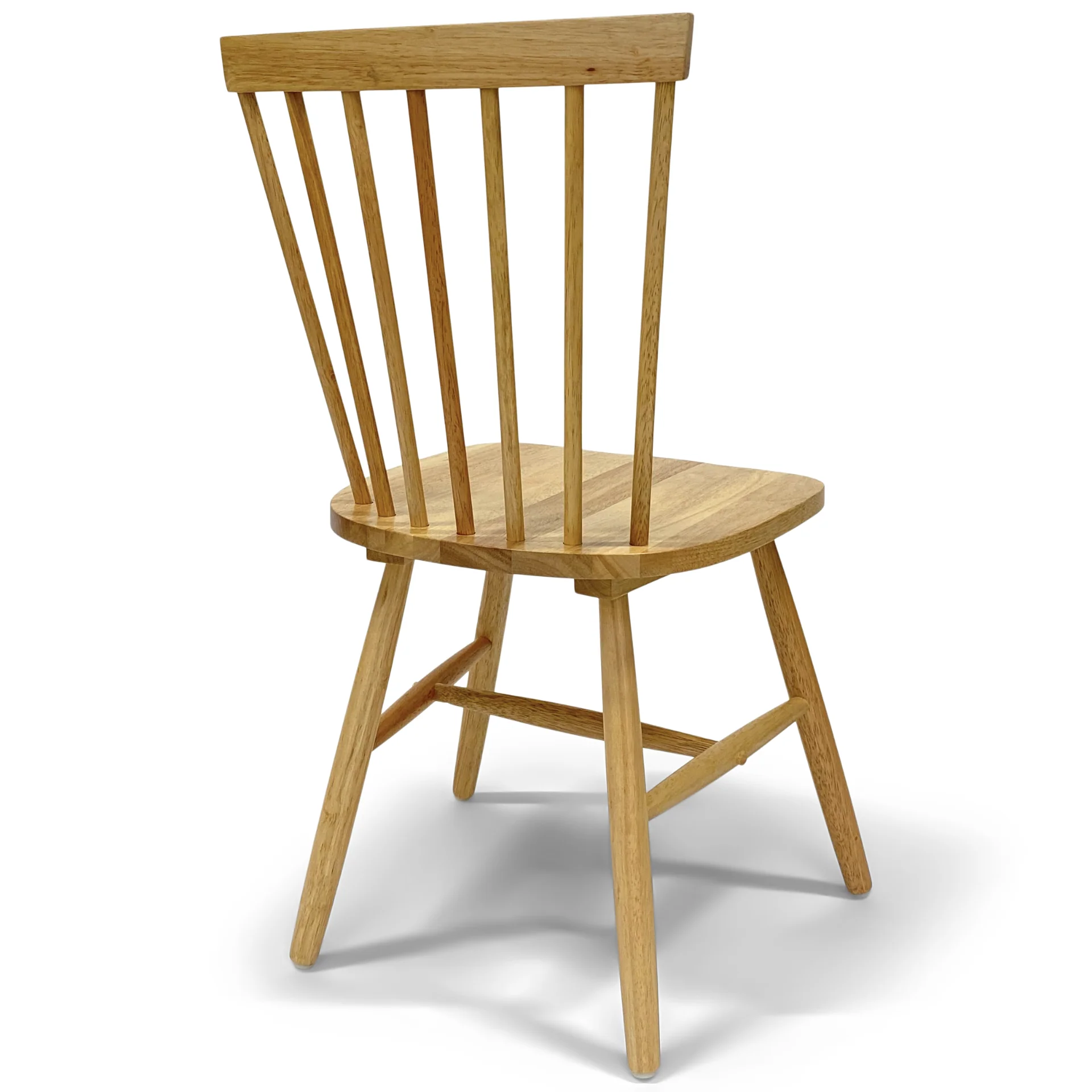 Holly - Chaise de salle à manger en bois aspect chêne - Image 4