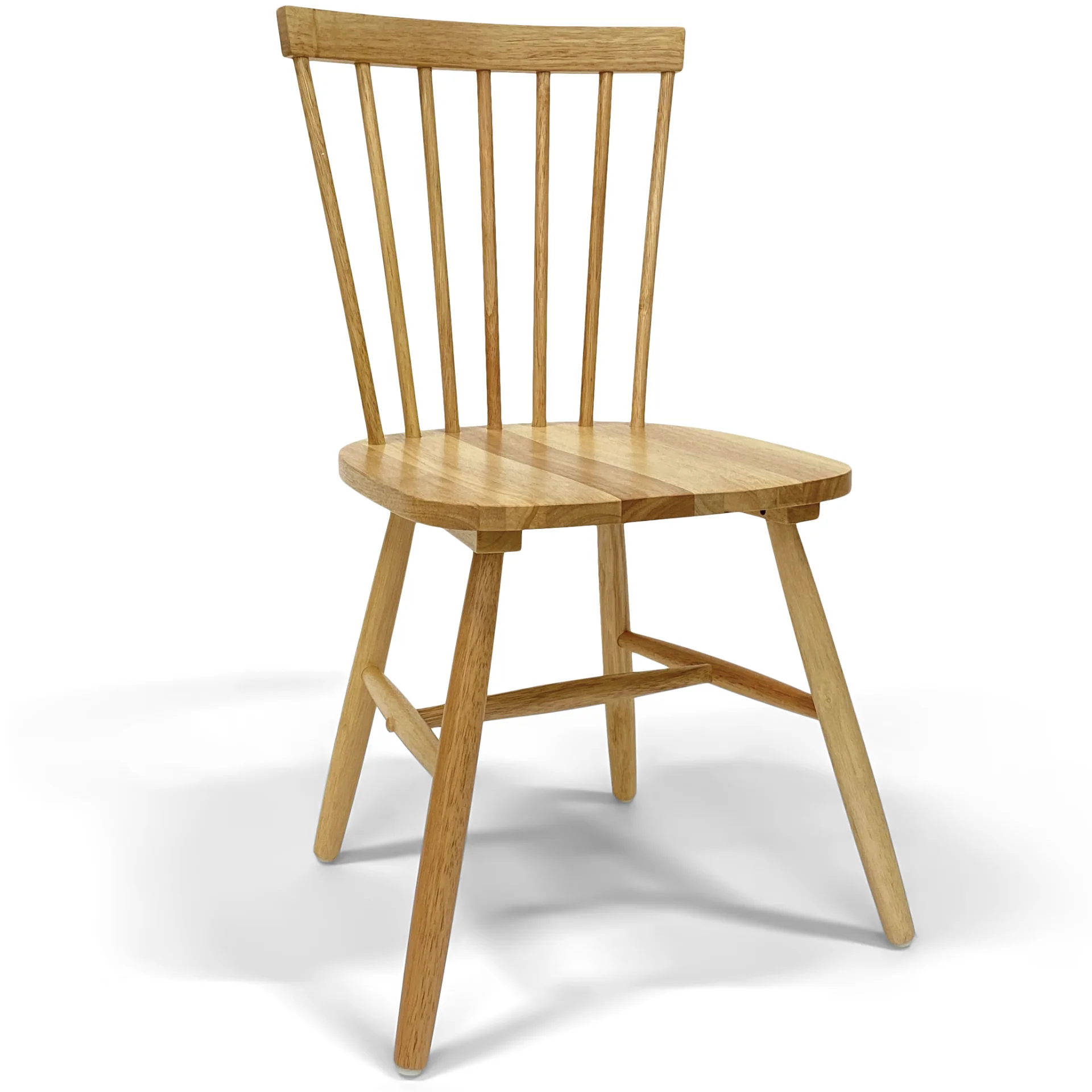Holly - Chaise de salle à manger en bois aspect chêne - Image 5