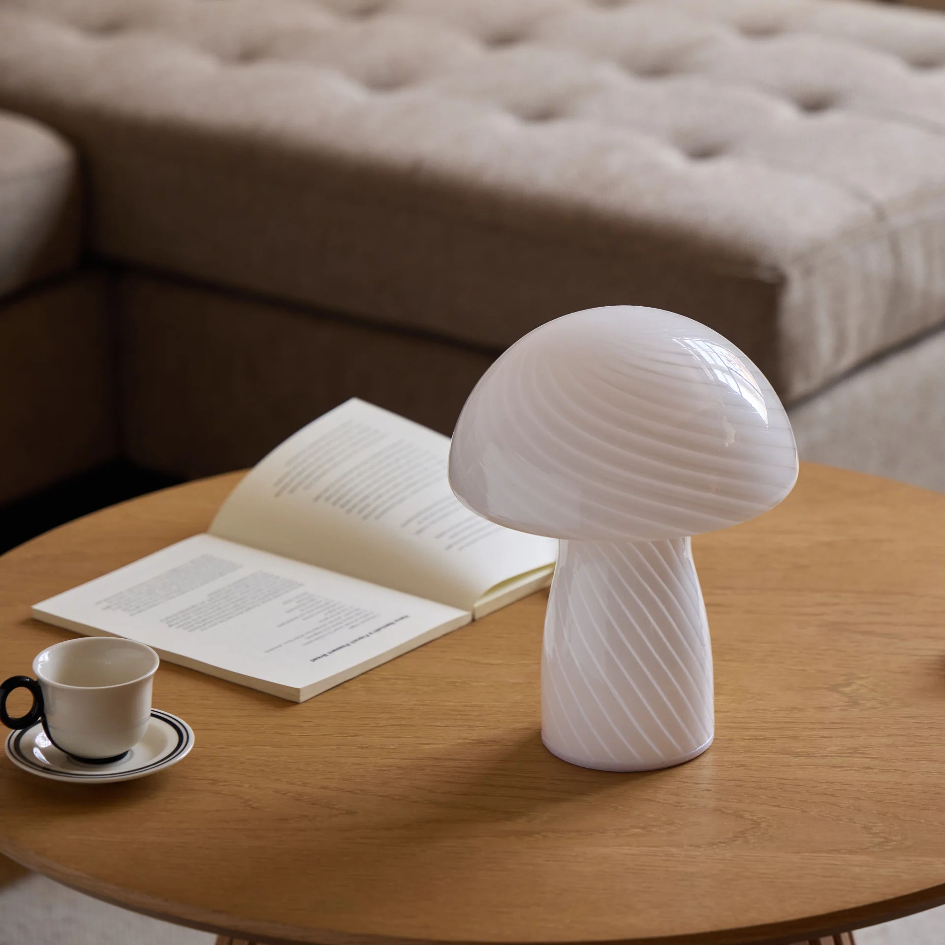 Ida Mushroom lampe LED blanche 24 cm - Image 6
