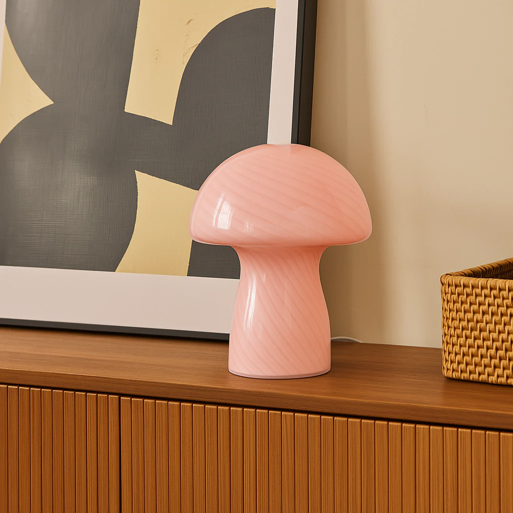 Ida Mushroom lampe LED rose 24 cm - Image 4