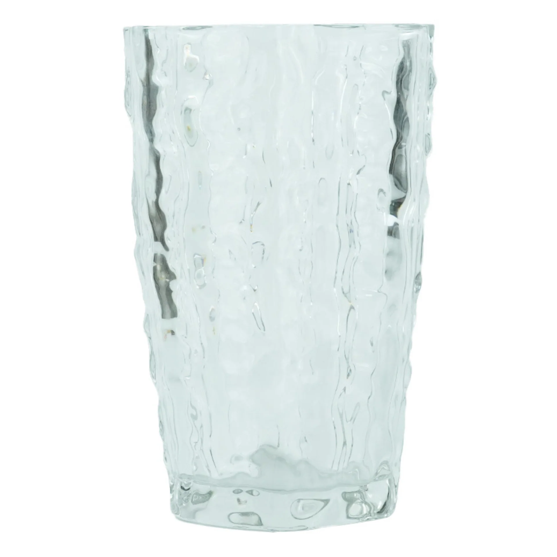 Iris vase en verre multicolore 28 cm
