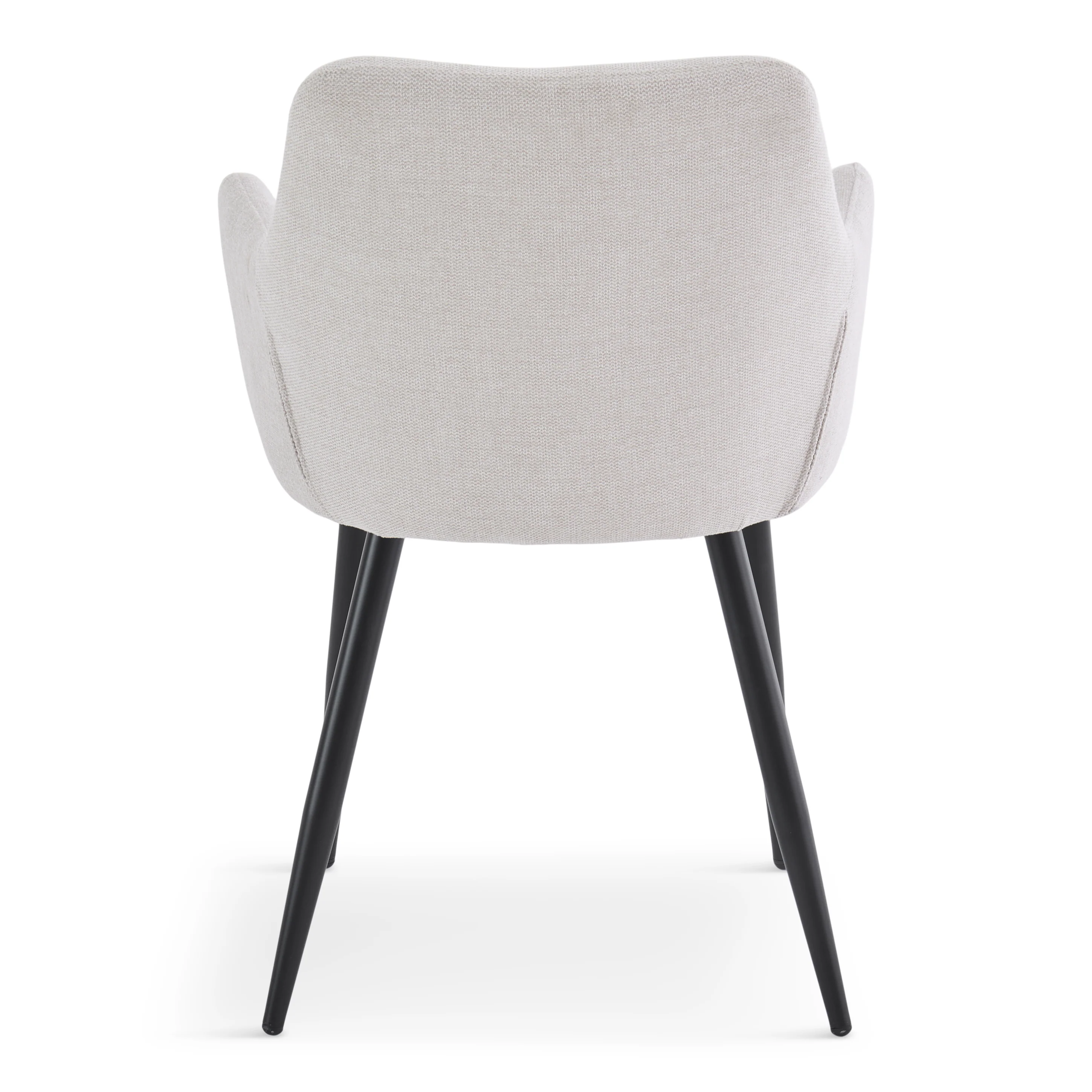 Isabella - Chaise de salle à manger en tissu beige - Image 5
