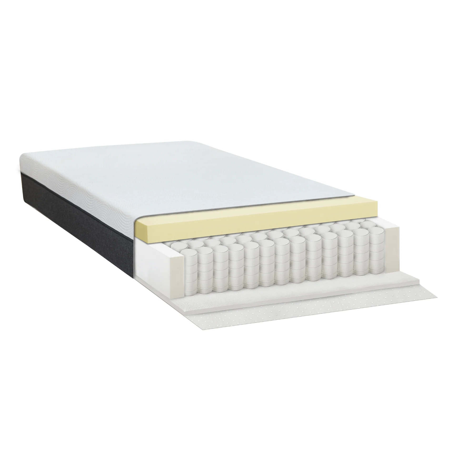 Jacob matelas à ressorts 90x200x20 cm avec ressorts ensachés - Premium - Image 5