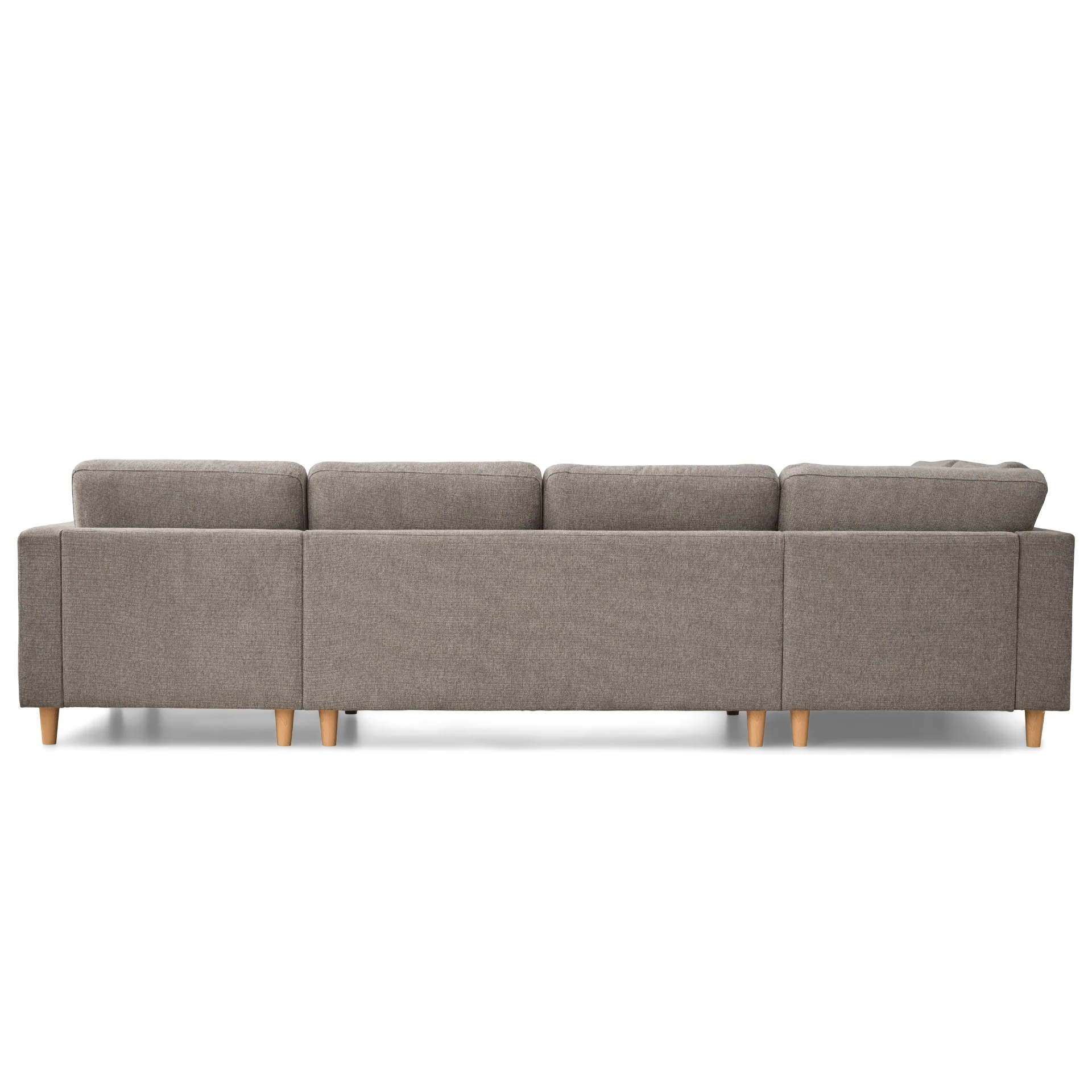 Jennifer - Canapé en U côté droit en couleur sable avec chaise longue - L : 300 x P : 208 x H : 82 cm - Image 10
