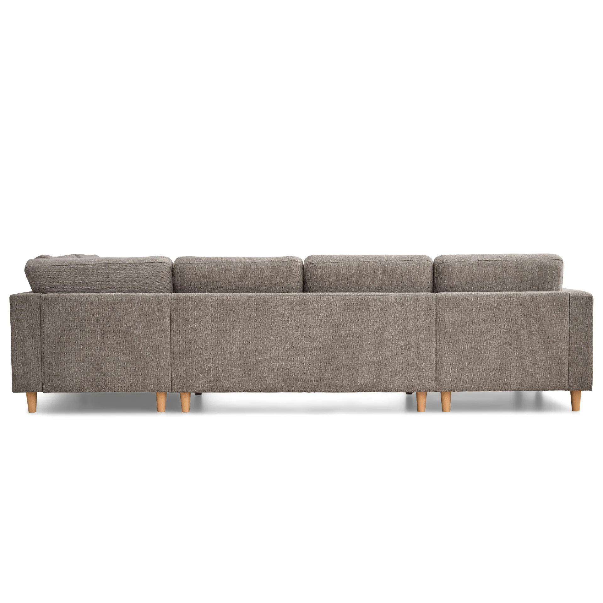 Jennifer canapé en U orientée à gauche en sable avec chaise longue - L : 300 x P : 208 x H : 82 cm - Image 10