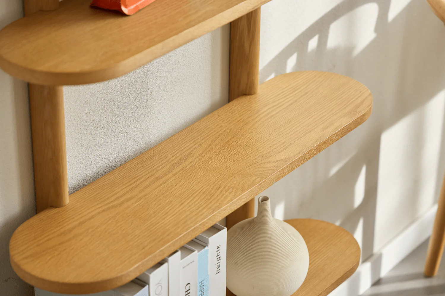 Etagère murale Juliet en chêne avec 5 étagères H:140 x L:22 x L:75 cm - Image 8
