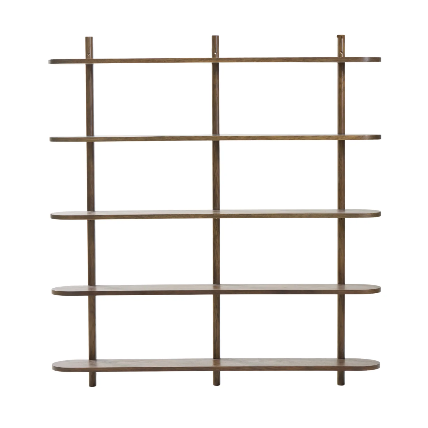 Etagère murale Juliet en chêne fumé avec 5 étagères H:140 x P:22 x L:130 cm - Image 6