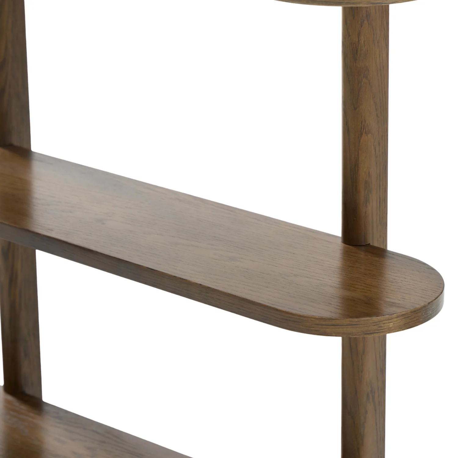 Etagère murale Juliet en chêne fumé avec 5 étagères H:140 x P:22 x L:130 cm - Image 7