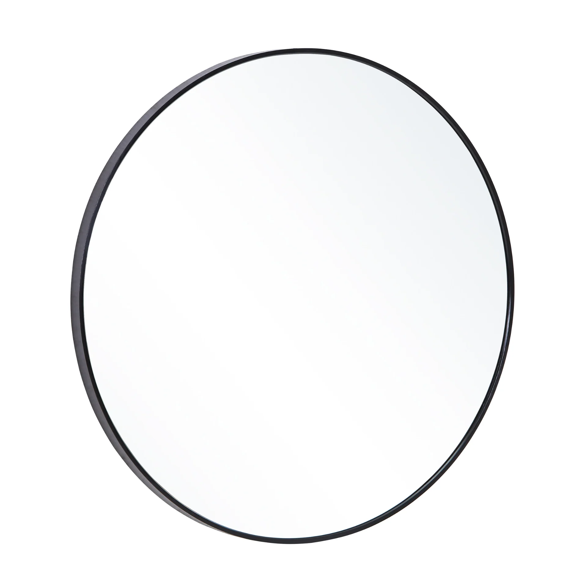 Miroir rond Kajsa avec cadre noir Ø70 cm - Image 2