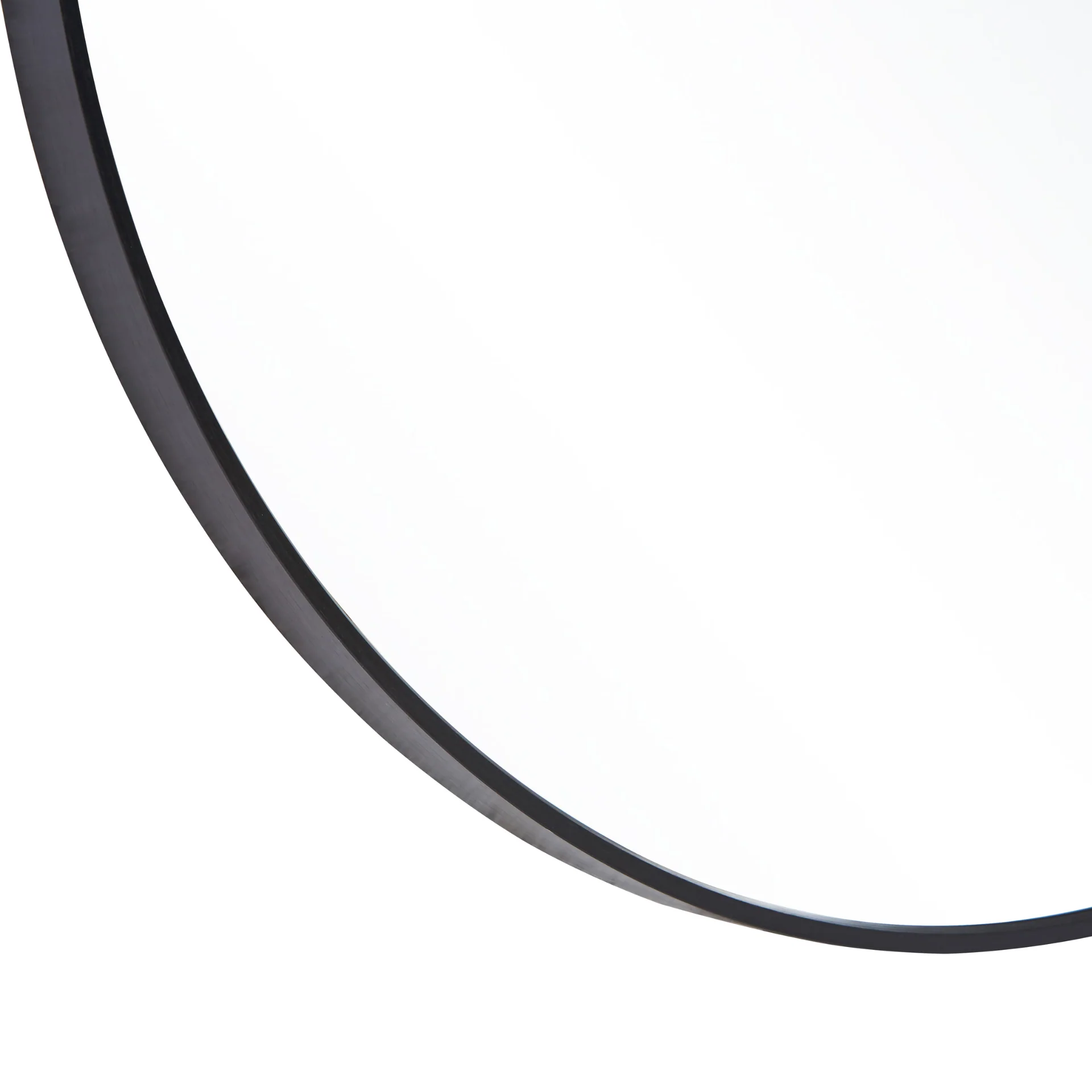 Miroir rond Kajsa avec cadre noir Ø70 cm - Image 3