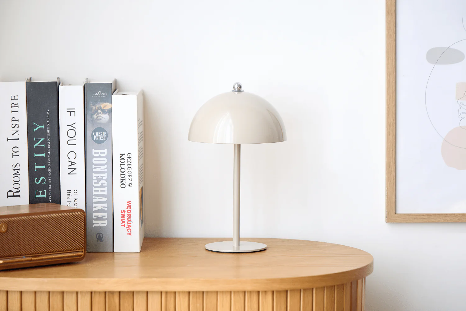 Lampe à poser Bloom Beige - Image 2