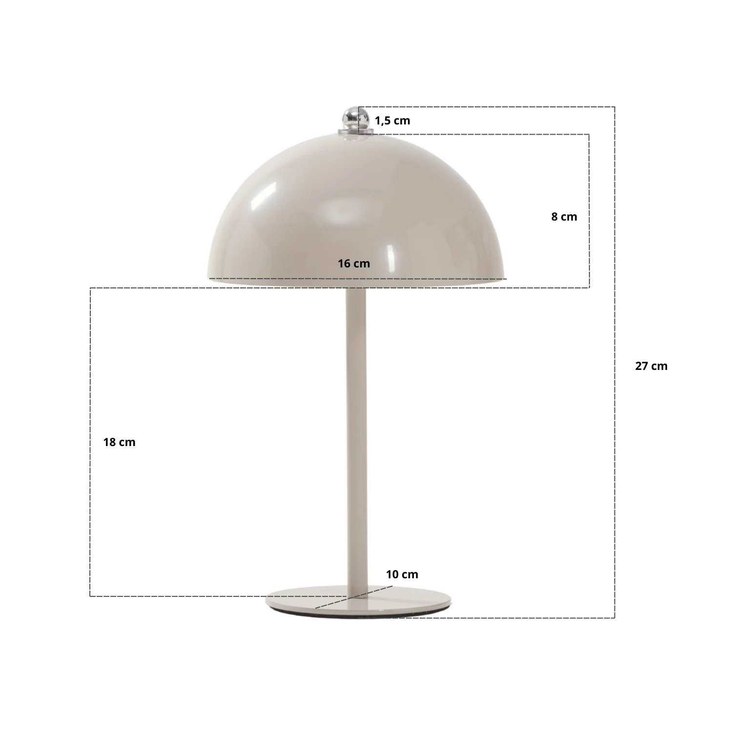 Lampe à poser Bloom Chrome - Image 10