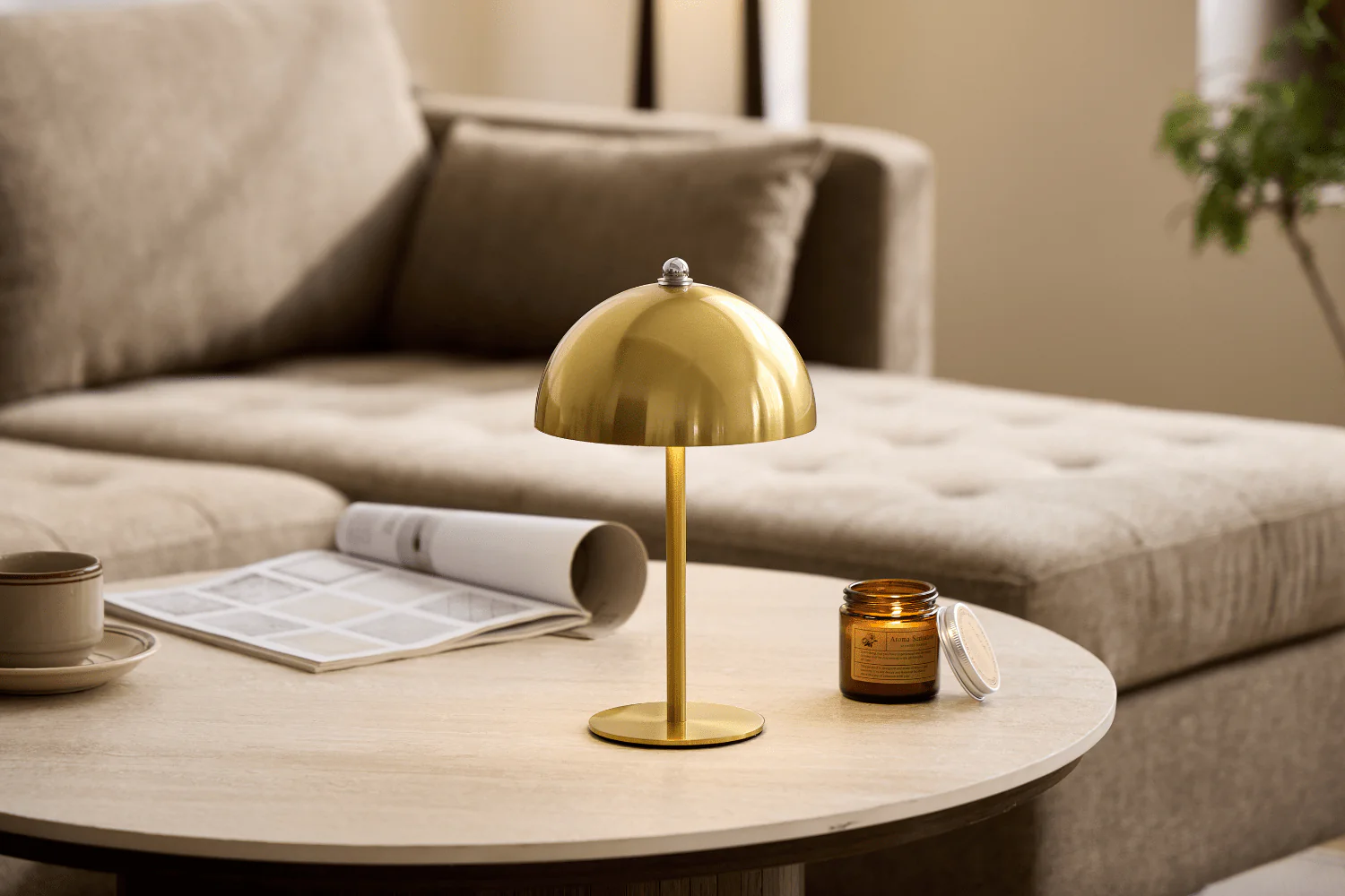 Lampe à poser Bloom Gold - Image 4