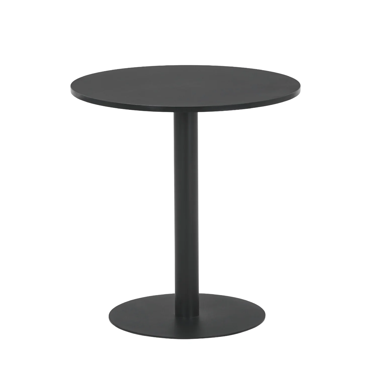 Lara table de café ronde noire Ø70 cm