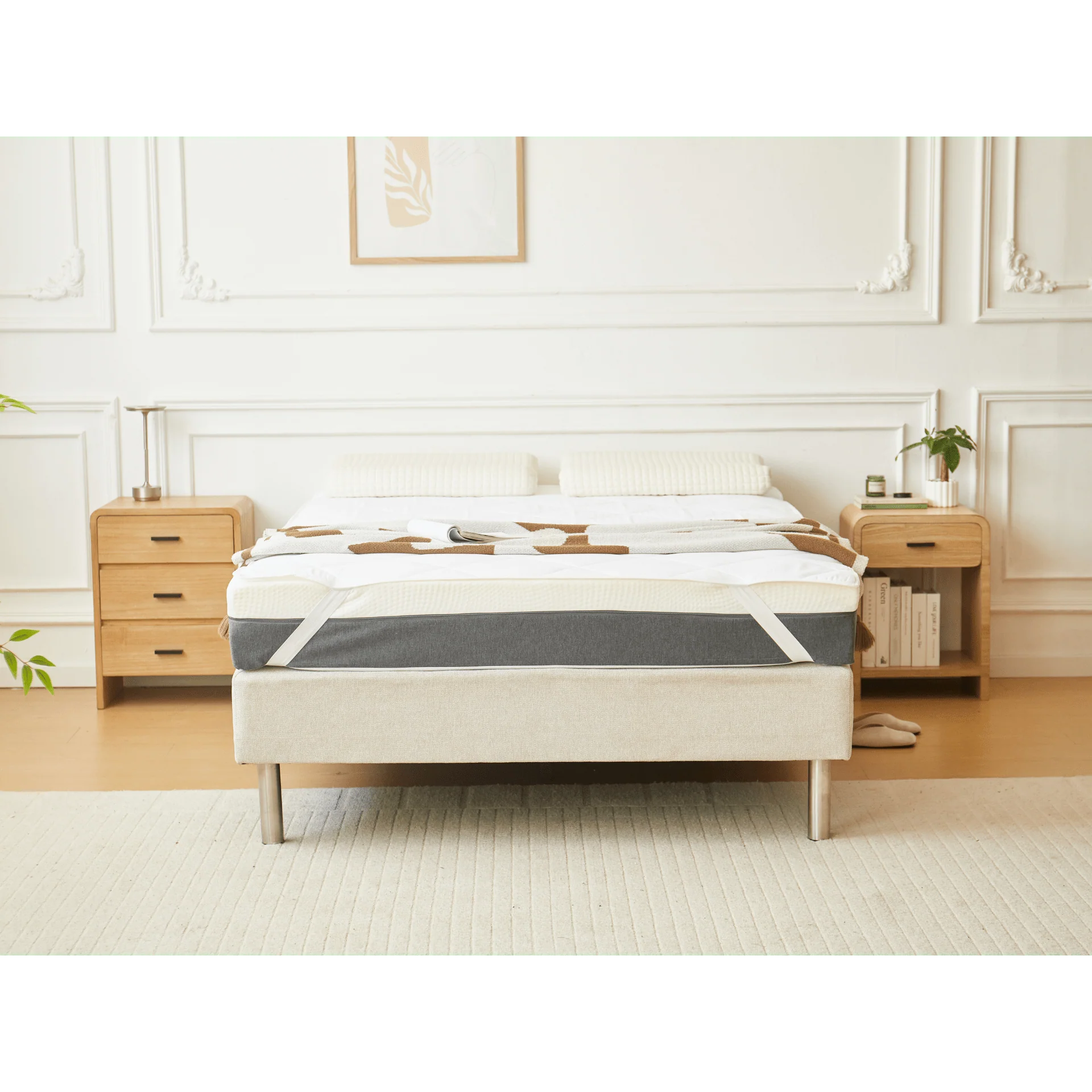 Leo protège-matelas blanc 140x200 cm - Image 3