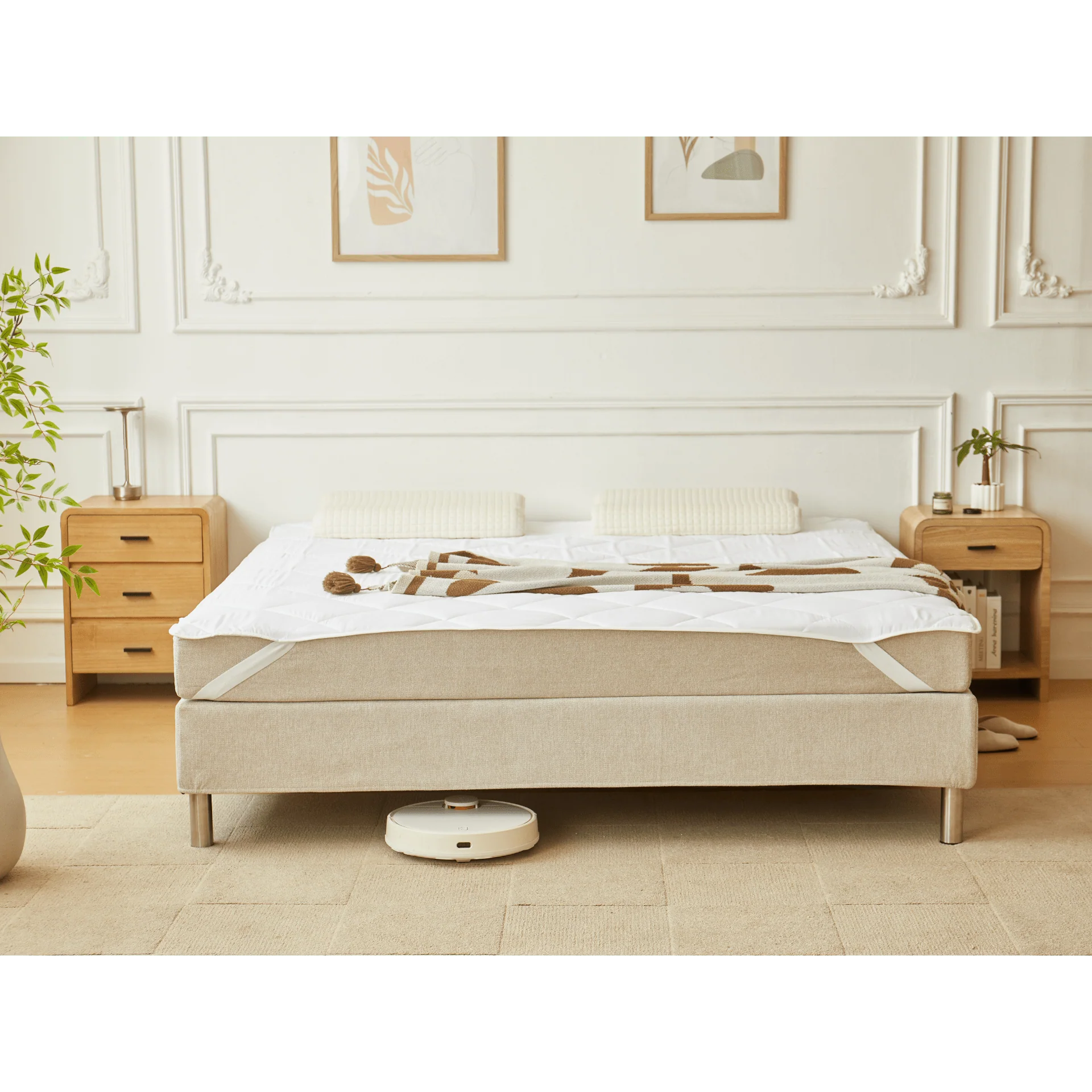 Leo protège-matelas blanc 180x200 cm - Image 3