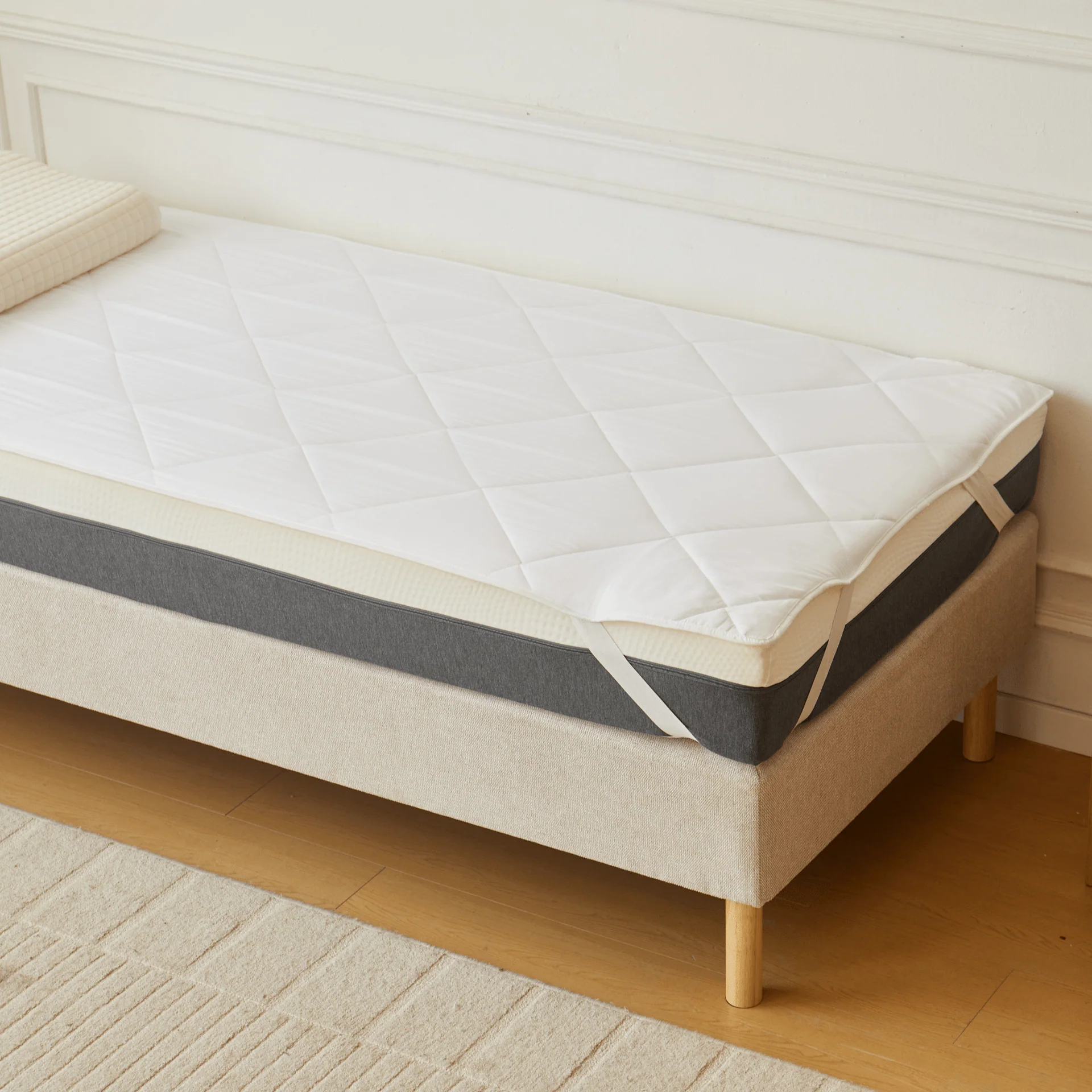 Leo protège-matelas blanc 90x200 cm - Image 4