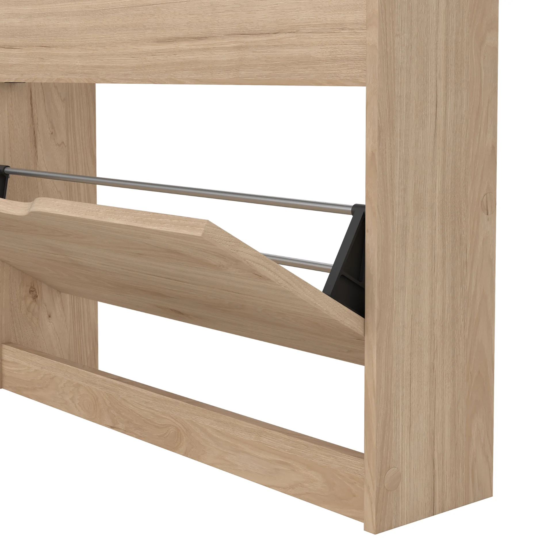 Livo meuble à chaussures avec 2 portes en aspect chêne - Image 6