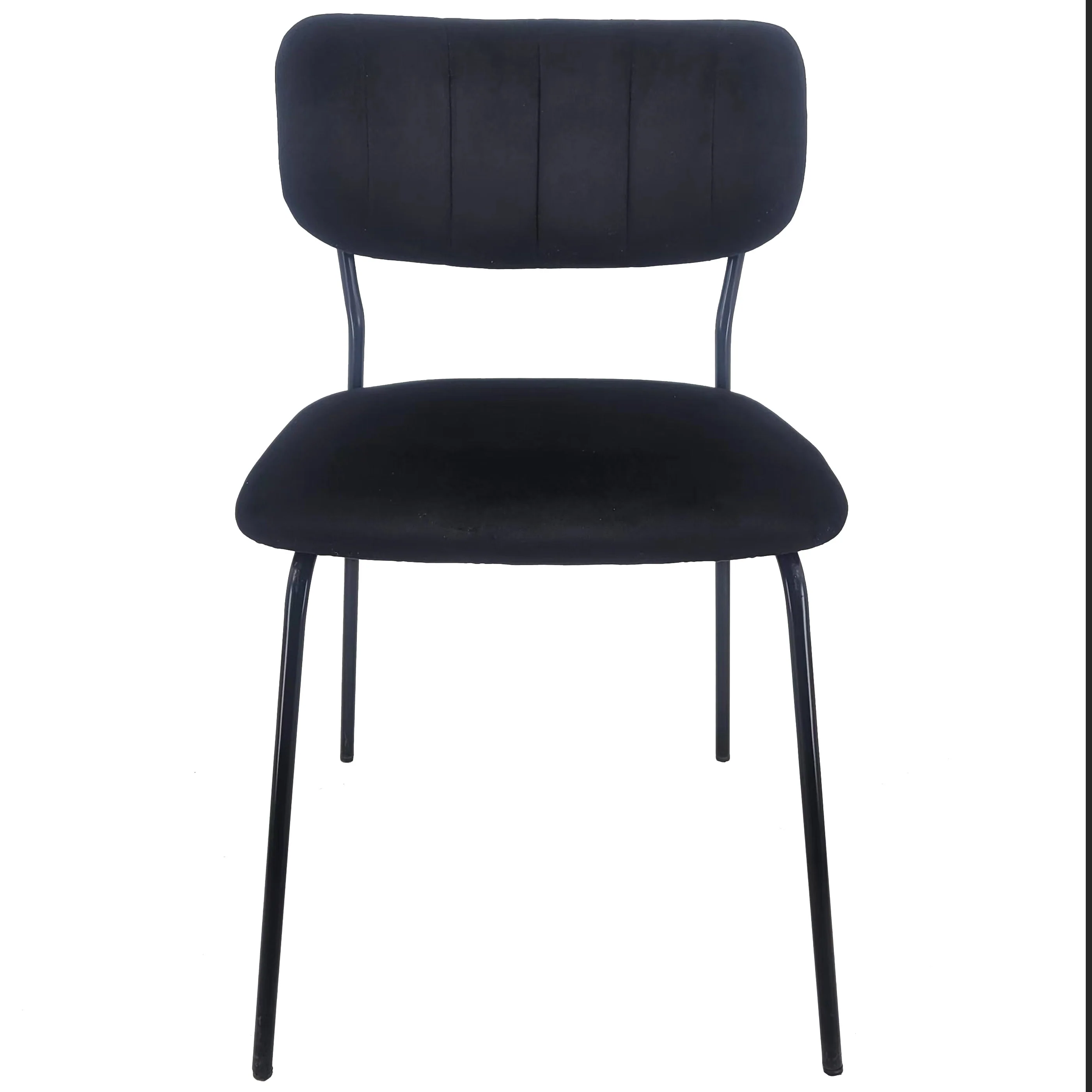Lucia - Chaise de salle à manger en velours noir - Image 7