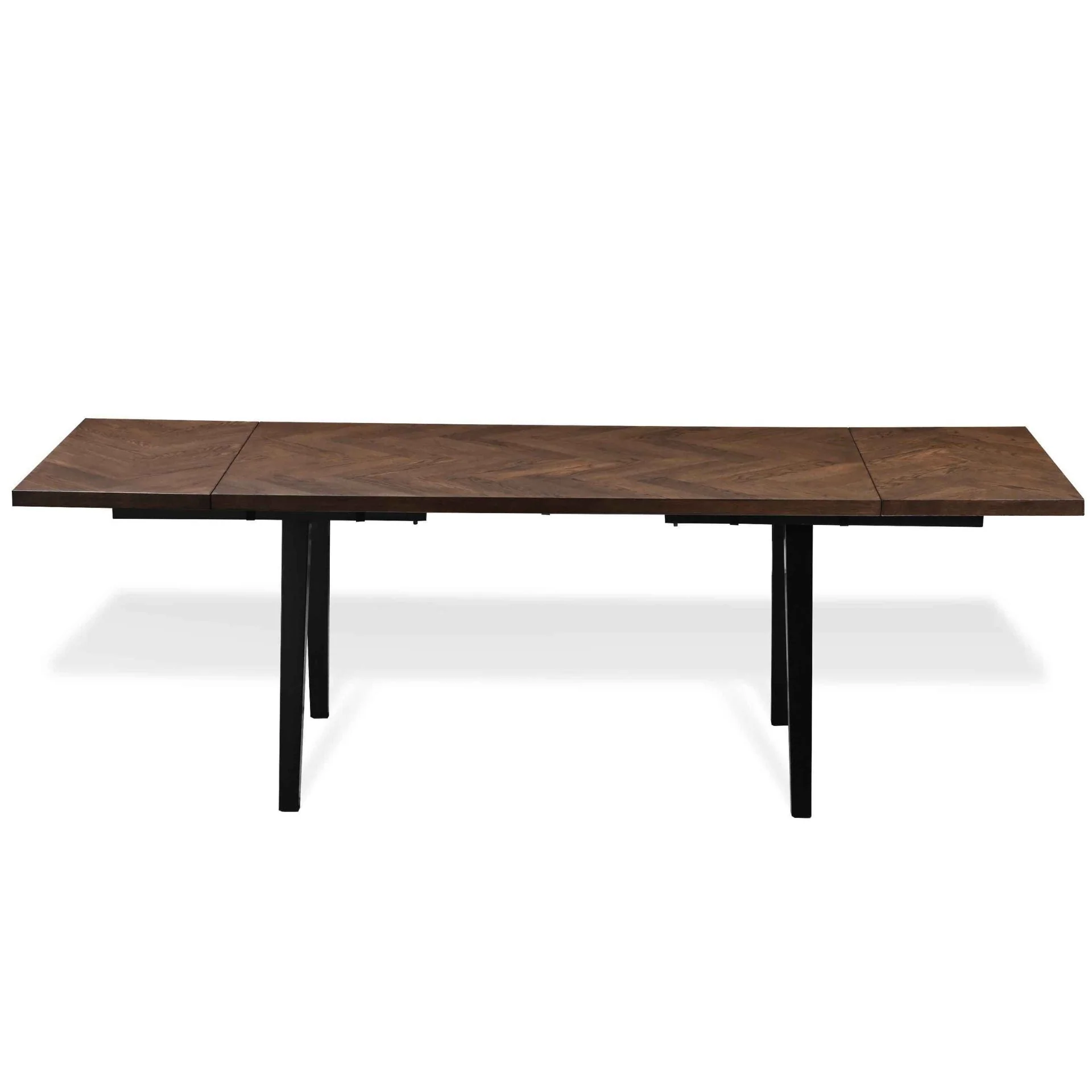 Madelina - Table 150 x 90 cm en placage de chêne fumé - Image 4