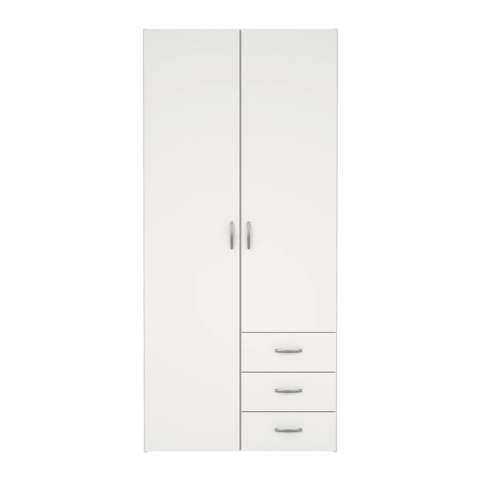 Malia armoire blanche 2 portes 3 tiroirs - Image 3