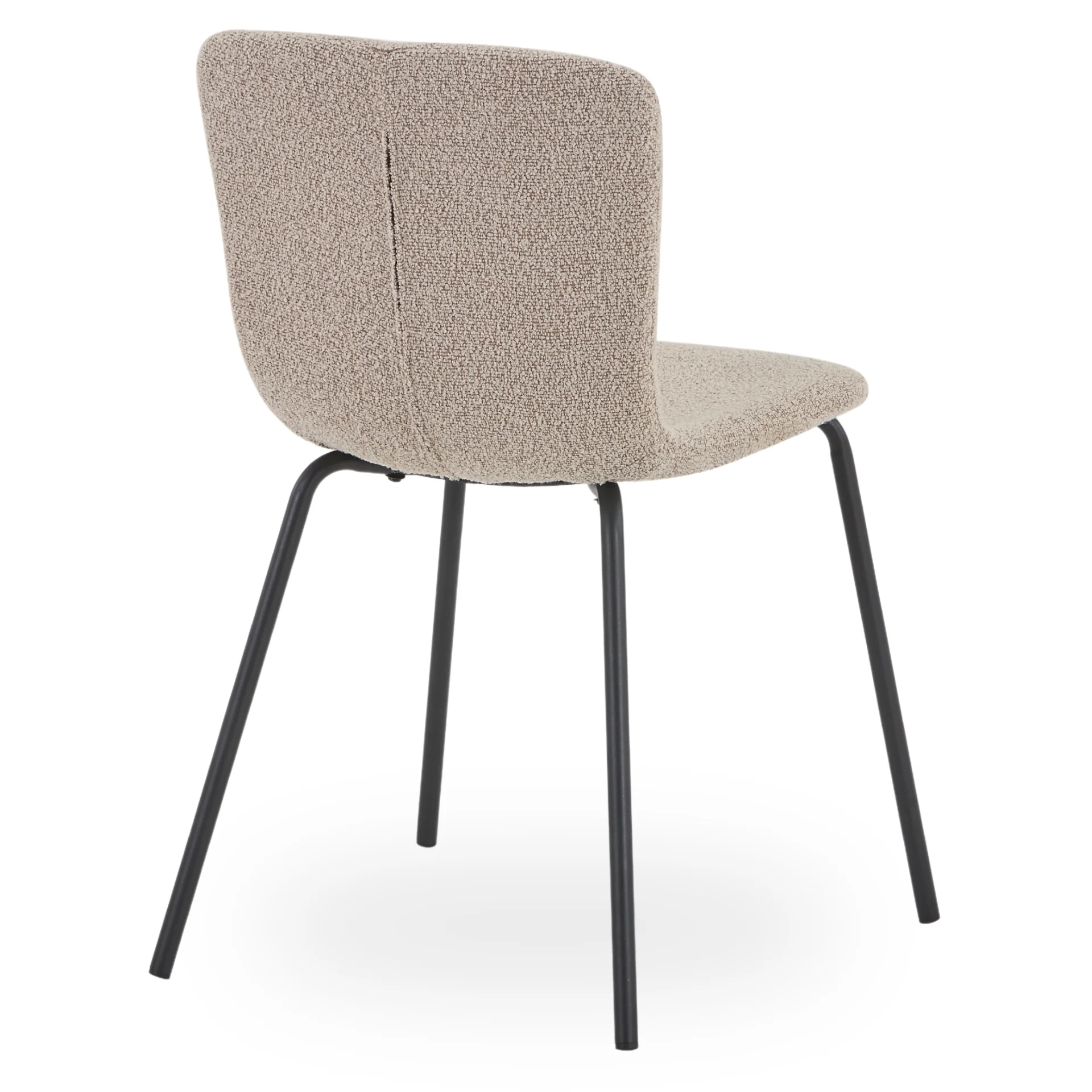 Miley Chaise de salle à manger en boucle beige - Image 2