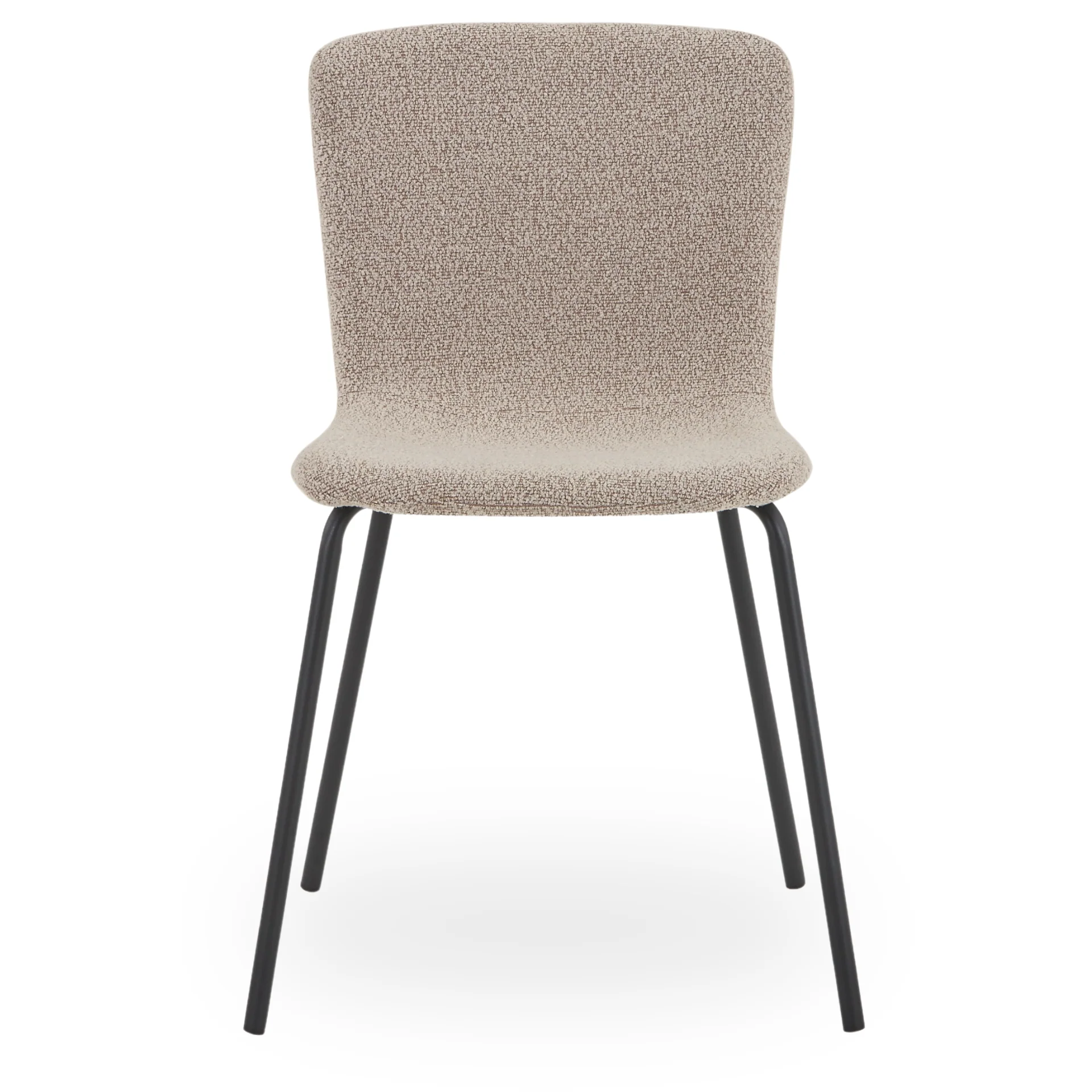 Miley Chaise de salle à manger en boucle beige - Image 3