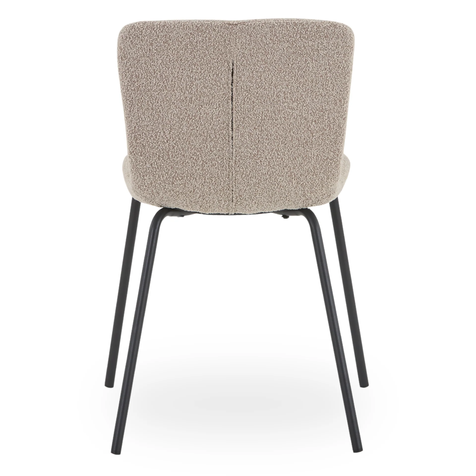 Miley Chaise de salle à manger en boucle beige - Image 4