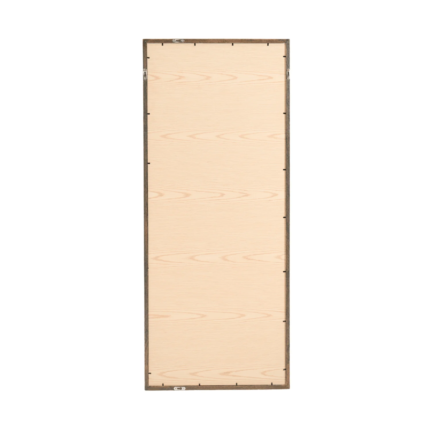 Miroir Elvira 120x50 cm avec cadre en bois en chêne fumé - Image 6