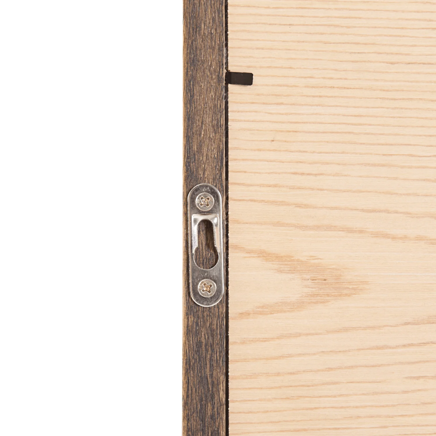 Miroir Elvira 120x50 cm avec cadre en bois en chêne fumé - Image 7