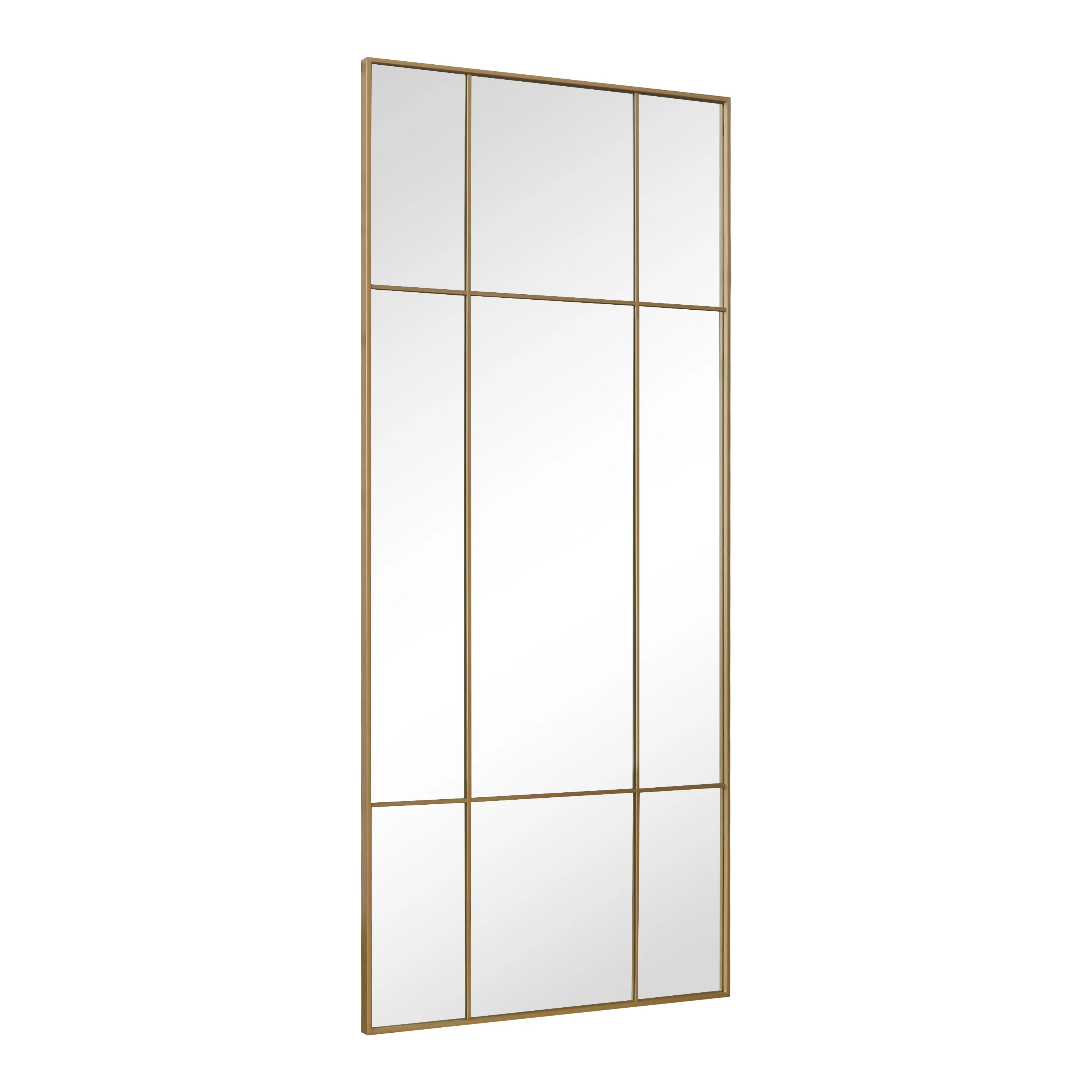 Miroir New Yorker avec cadre or/laiton 180 x 80 cm - Image 3