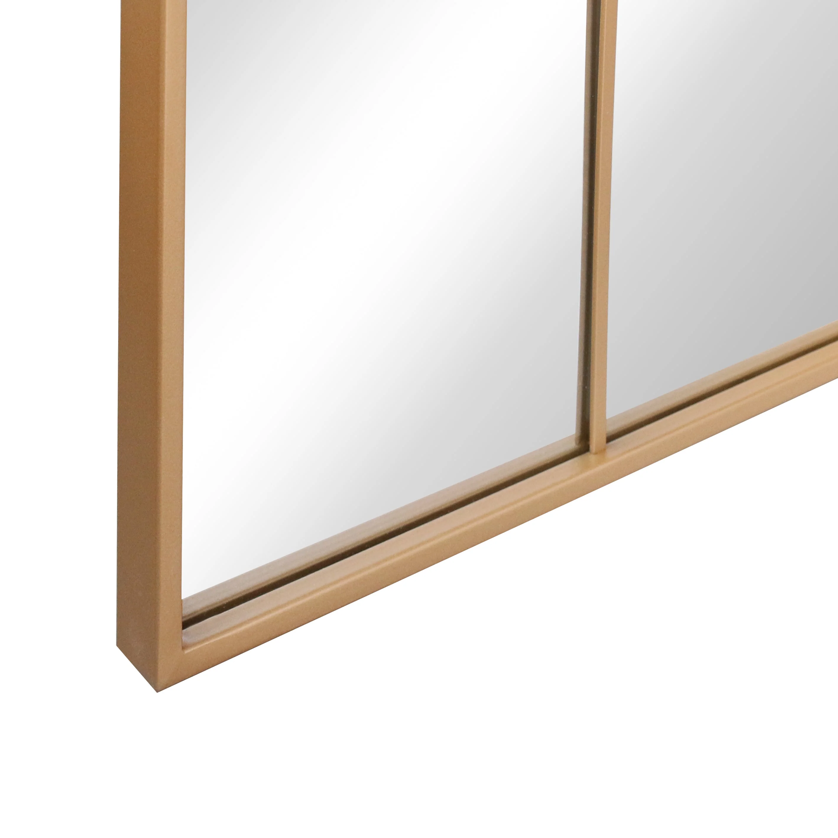 Miroir New Yorker avec cadre or/laiton 180 x 80 cm - Image 4