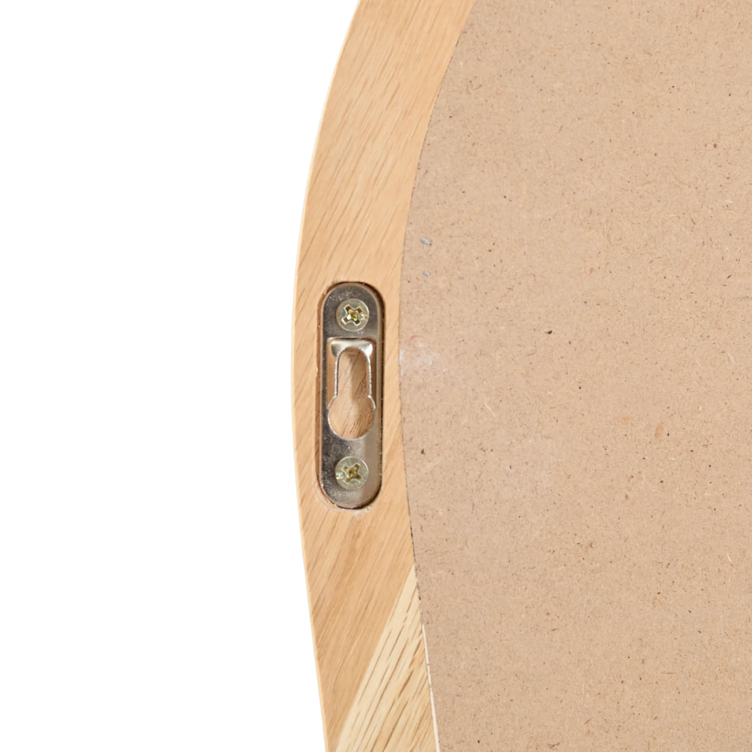 Miroir organique Angela avec cadre en bois de chêne 100x50 cm - Image 7
