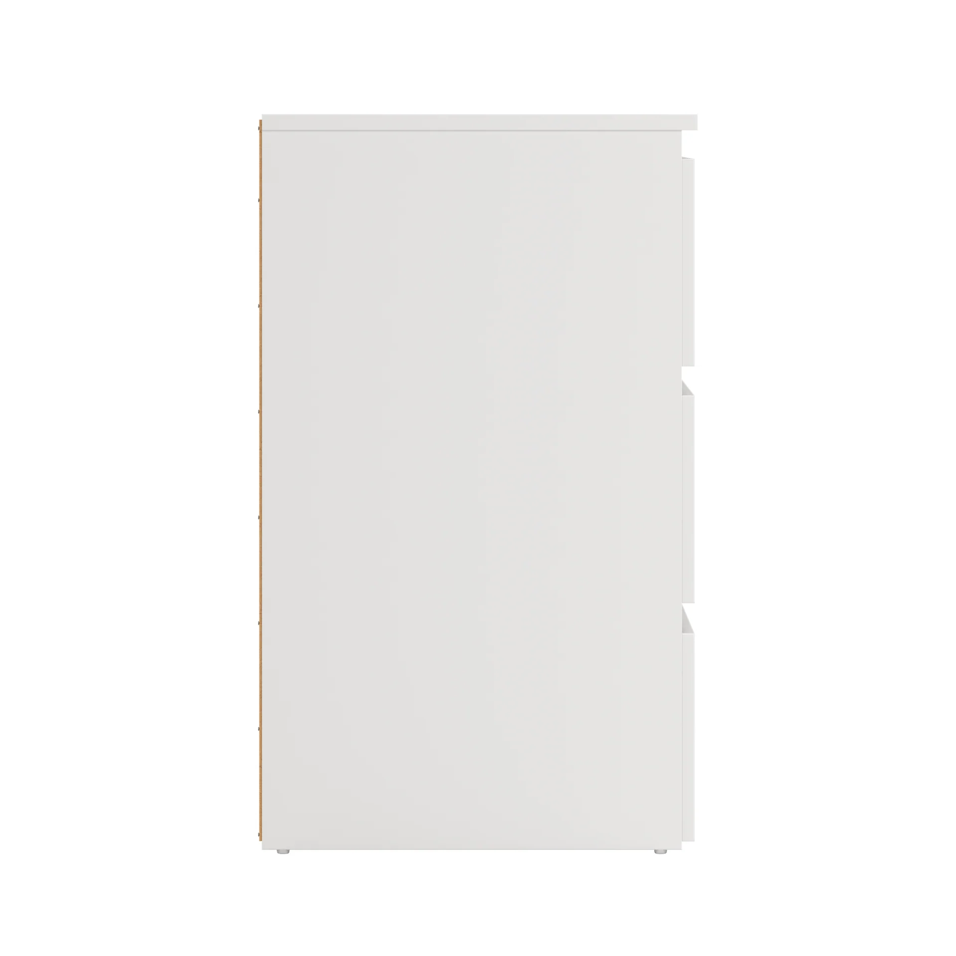 Maise commode 70x70x41 cm avec 3 tiroirs en blanc - Image 5