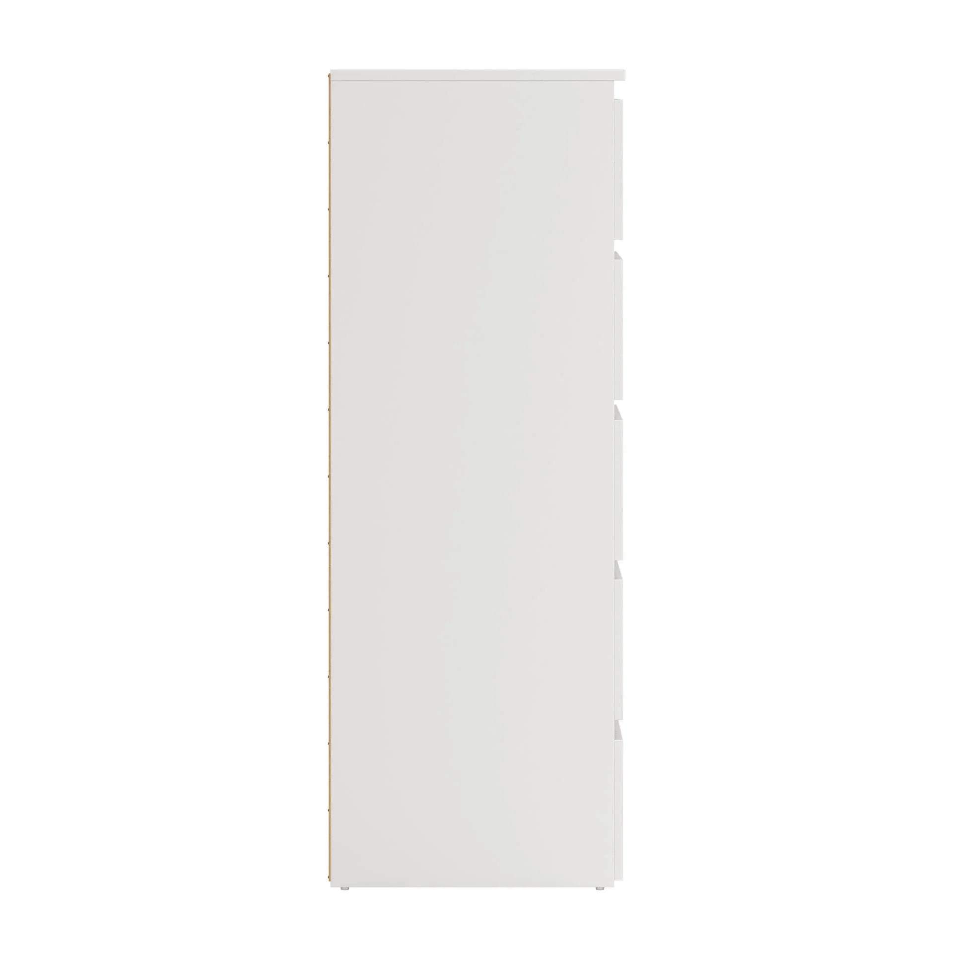 Maise Commode H:114 x L:65 x P:41 cm avec 5 tiroirs en blanc - Image 4