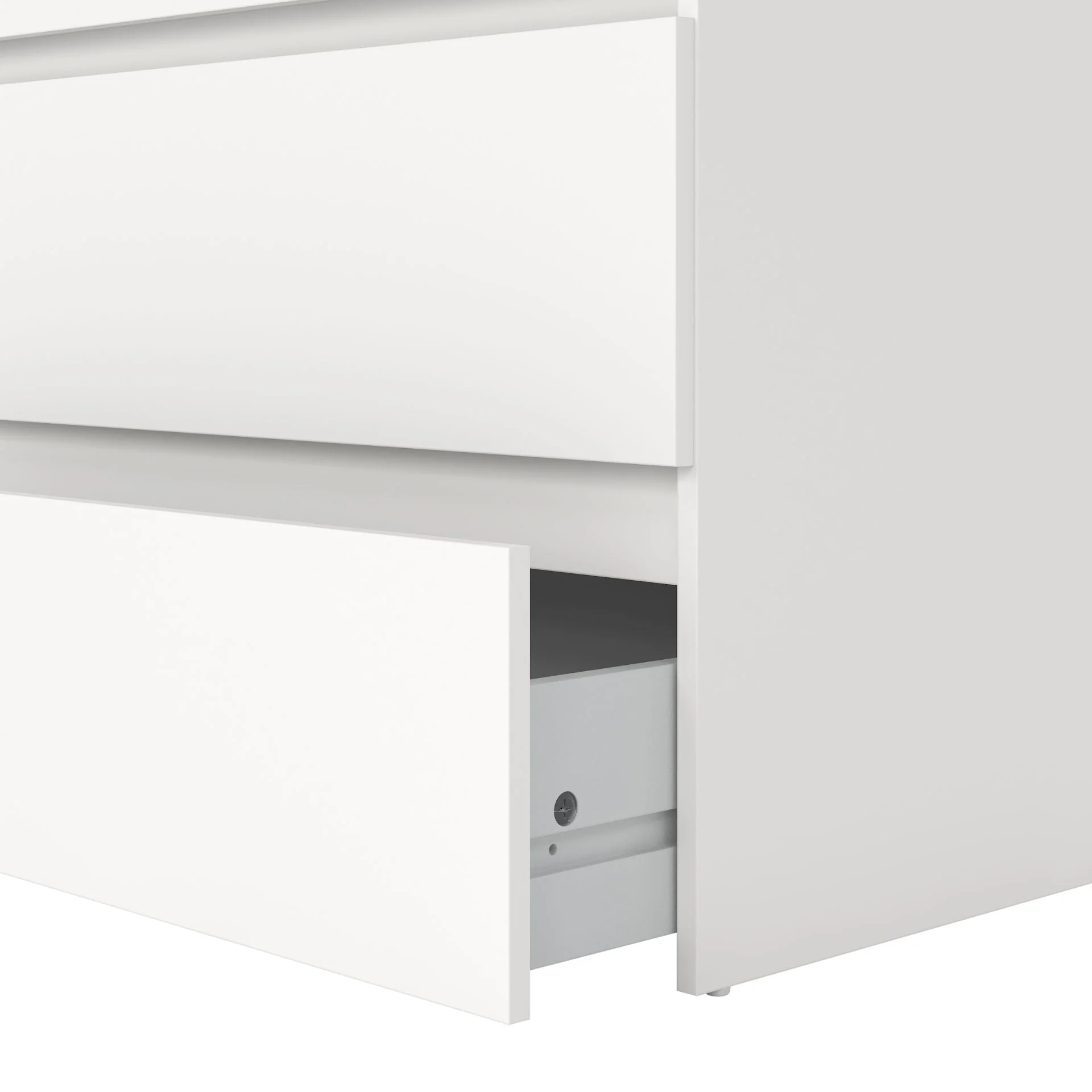 Maise Commode H:114 x L:65 x P:41 cm avec 5 tiroirs en blanc - Image 6