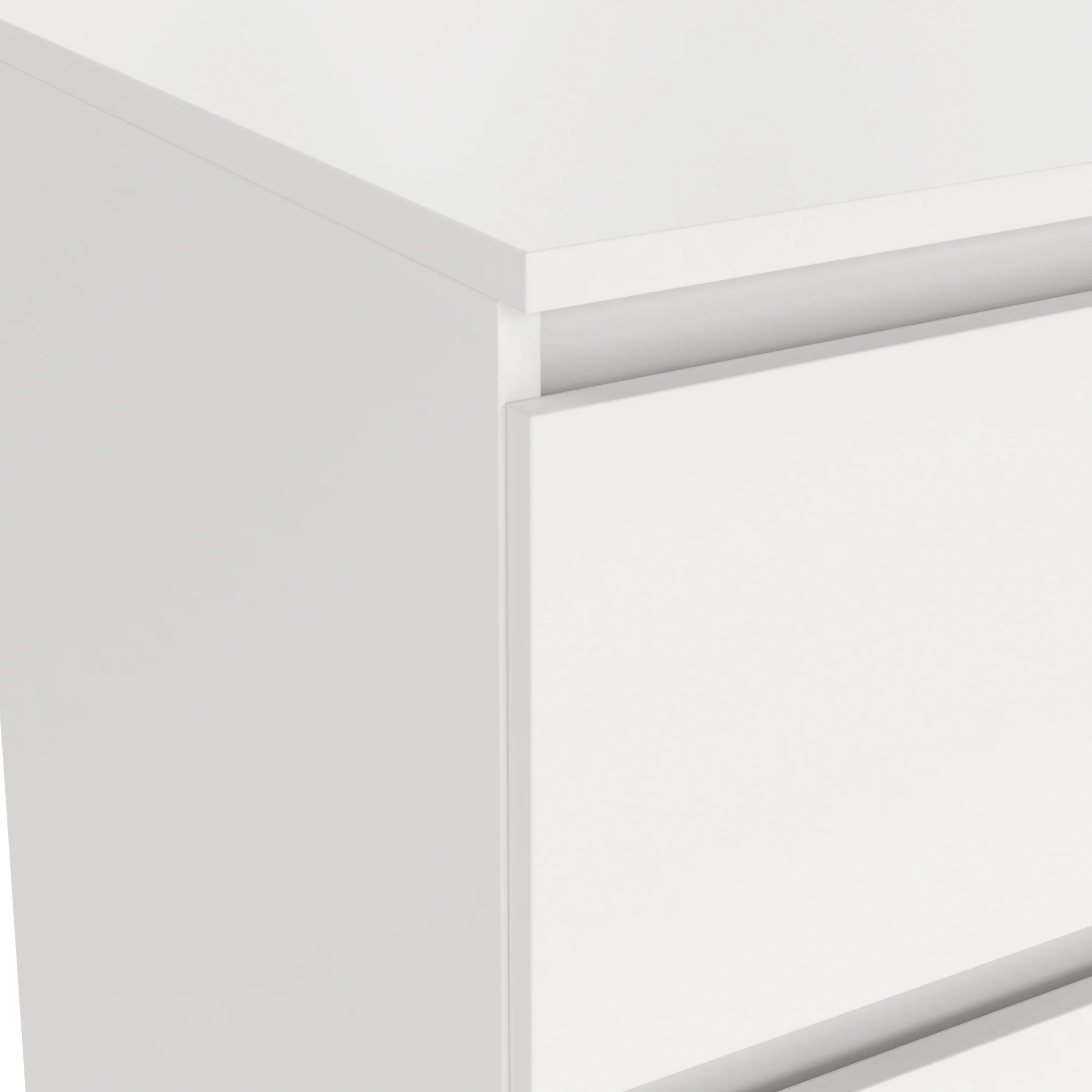 Maise Commode H:114 x L:65 x P:41 cm avec 5 tiroirs en blanc - Image 7