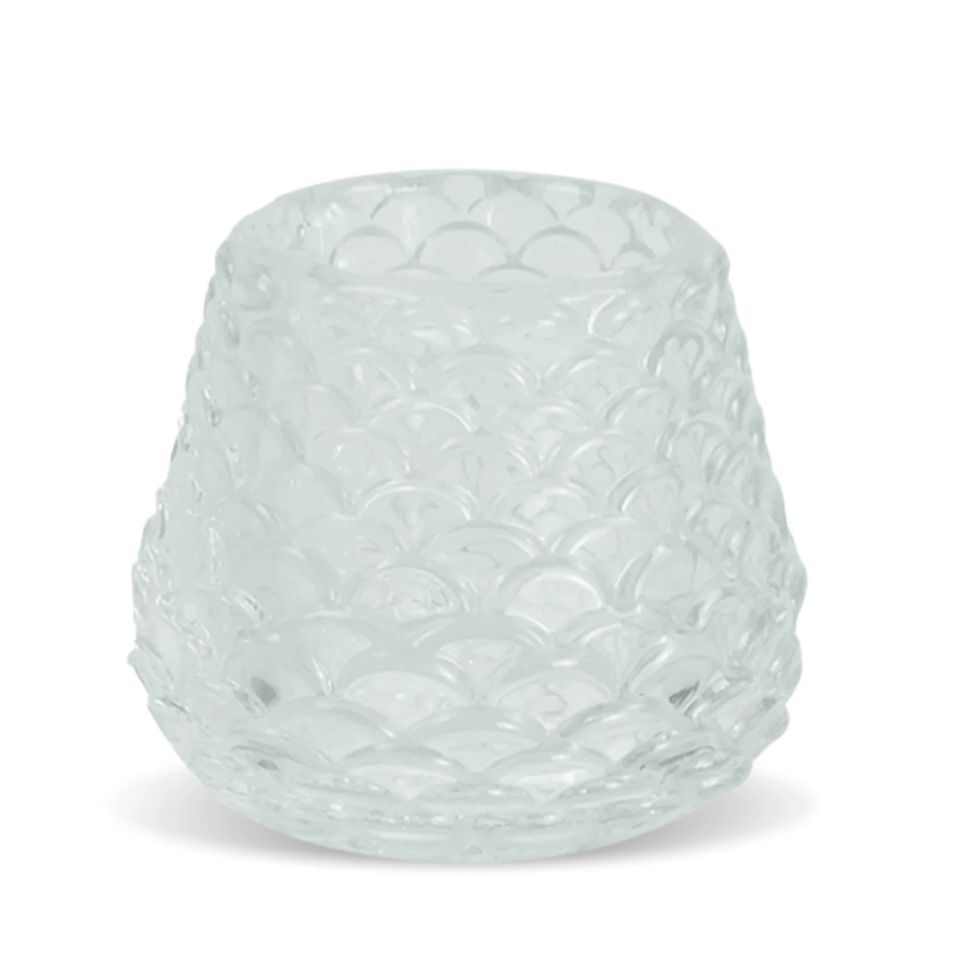 Naja porte-bougie en verre clair 7 cm