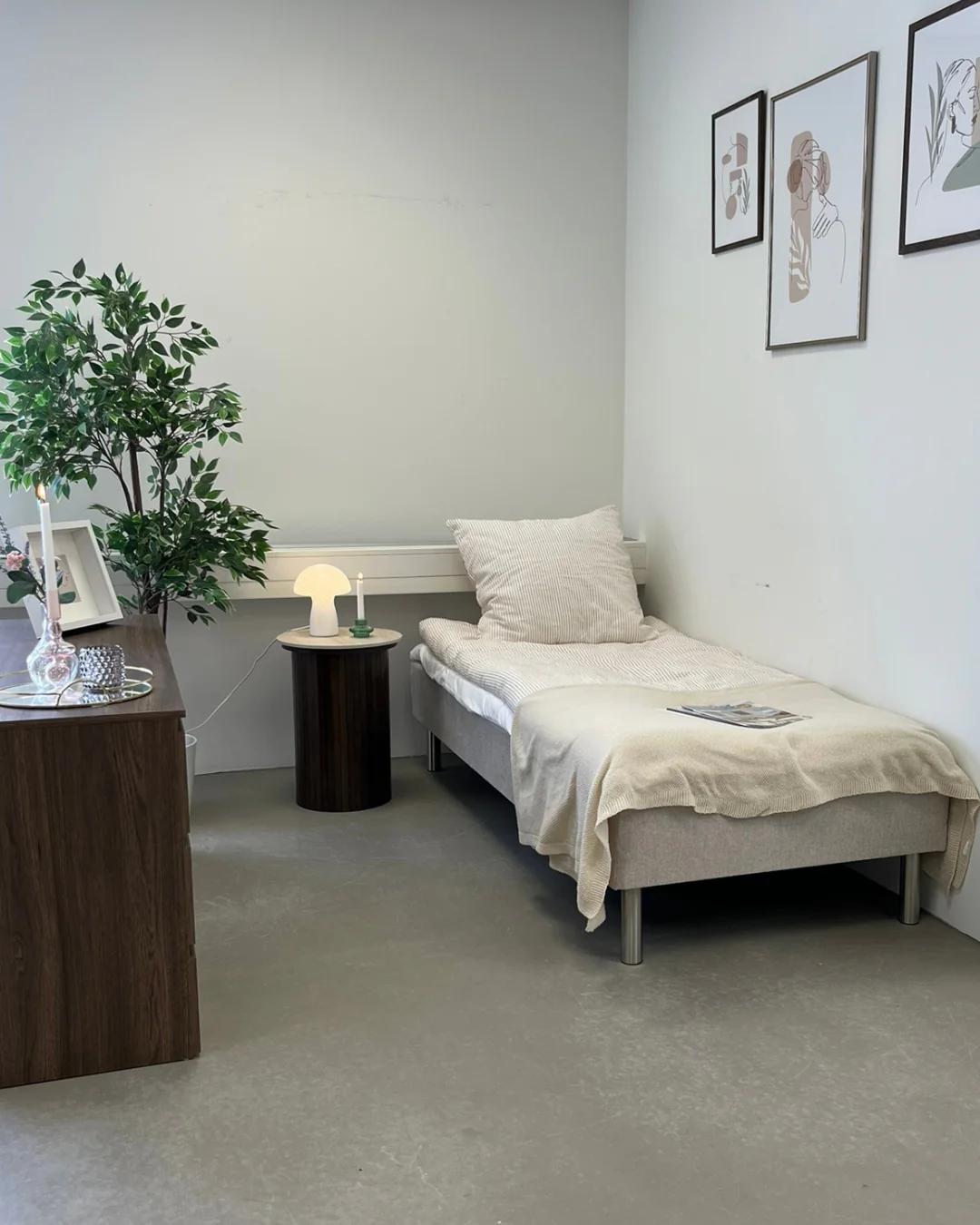 Oliver lit sommier tapissier en beige 90x200 cm - Image 4
