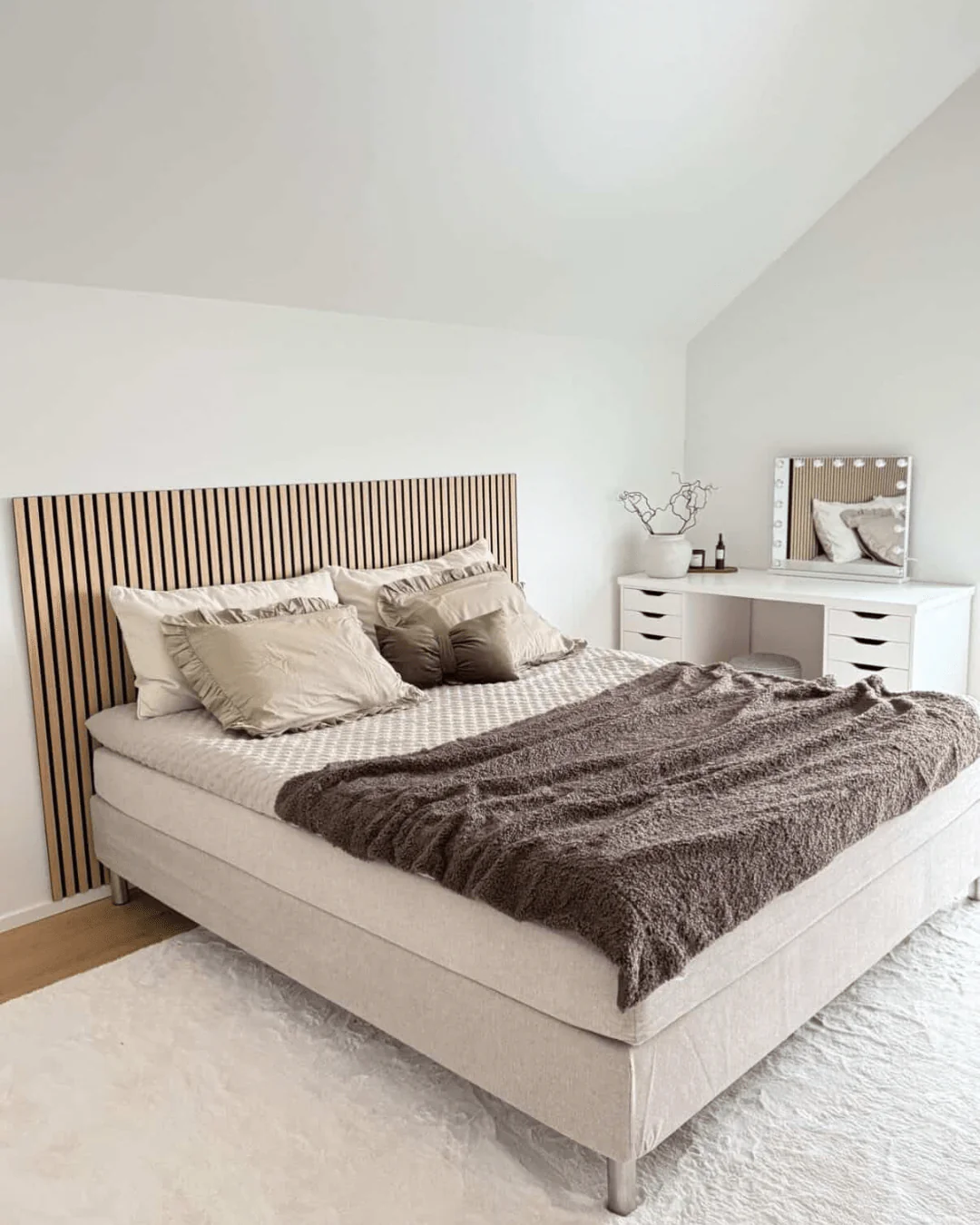 Panneau acoustique flexible en placage de chêne 1200x520x18 mm - Image 5