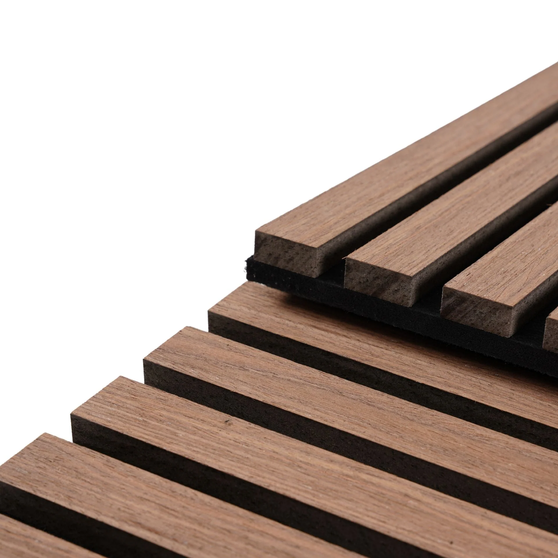 Panneau acoustique flexible en placage de chêne fumé 2400x520x18 mm - Image 5