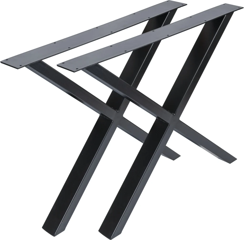 Pieds en X pour table en bois Susan